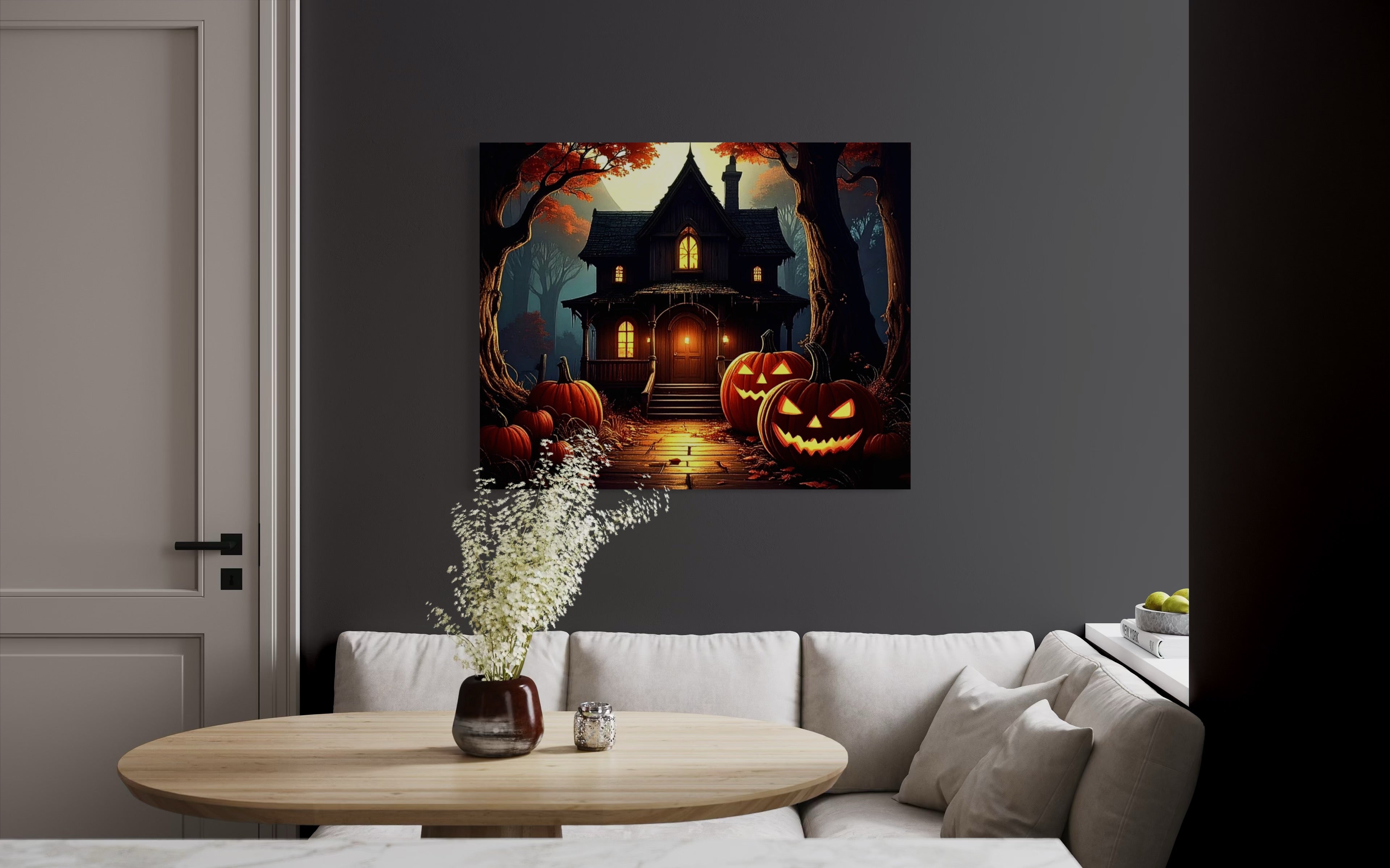 Halloween House Porch