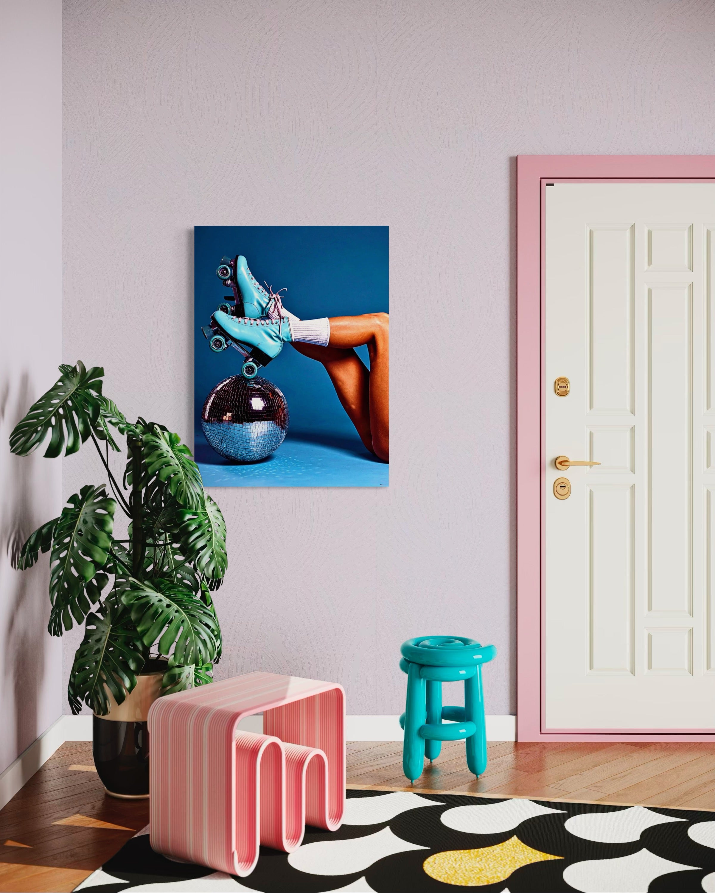 Retro Roller Skates Museum Print