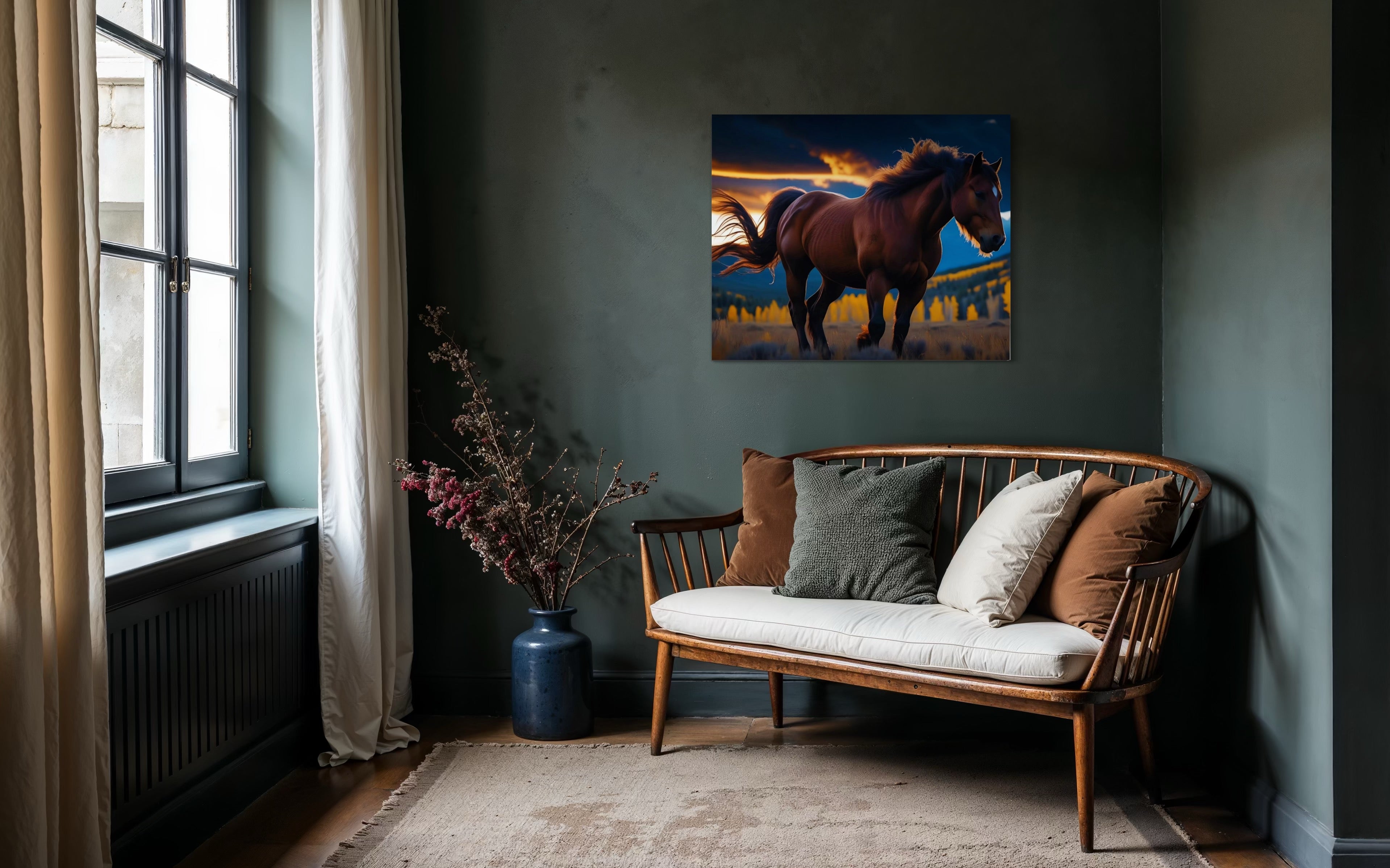 Montana Wild Horse Museum Print