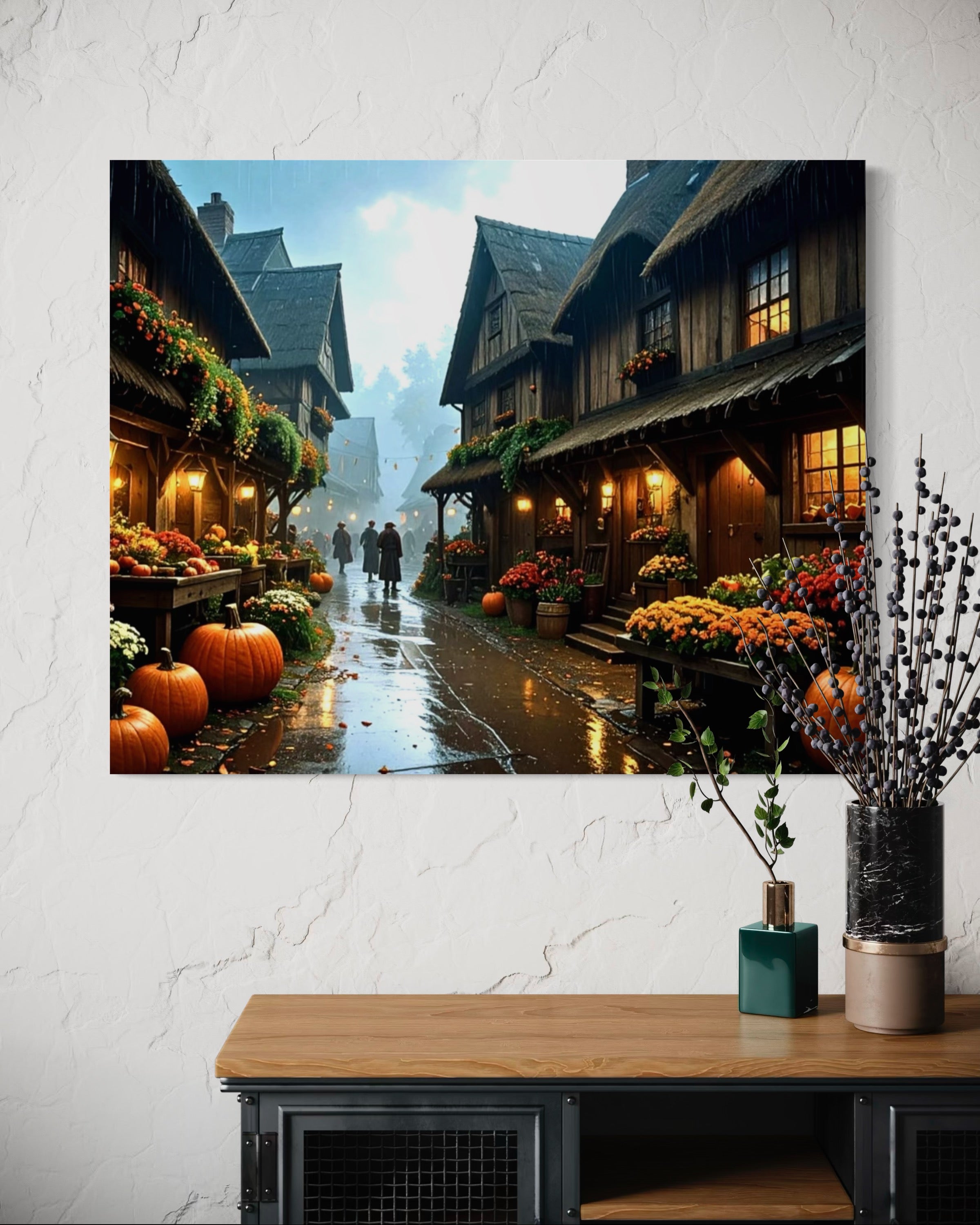 Vintage Fall Village