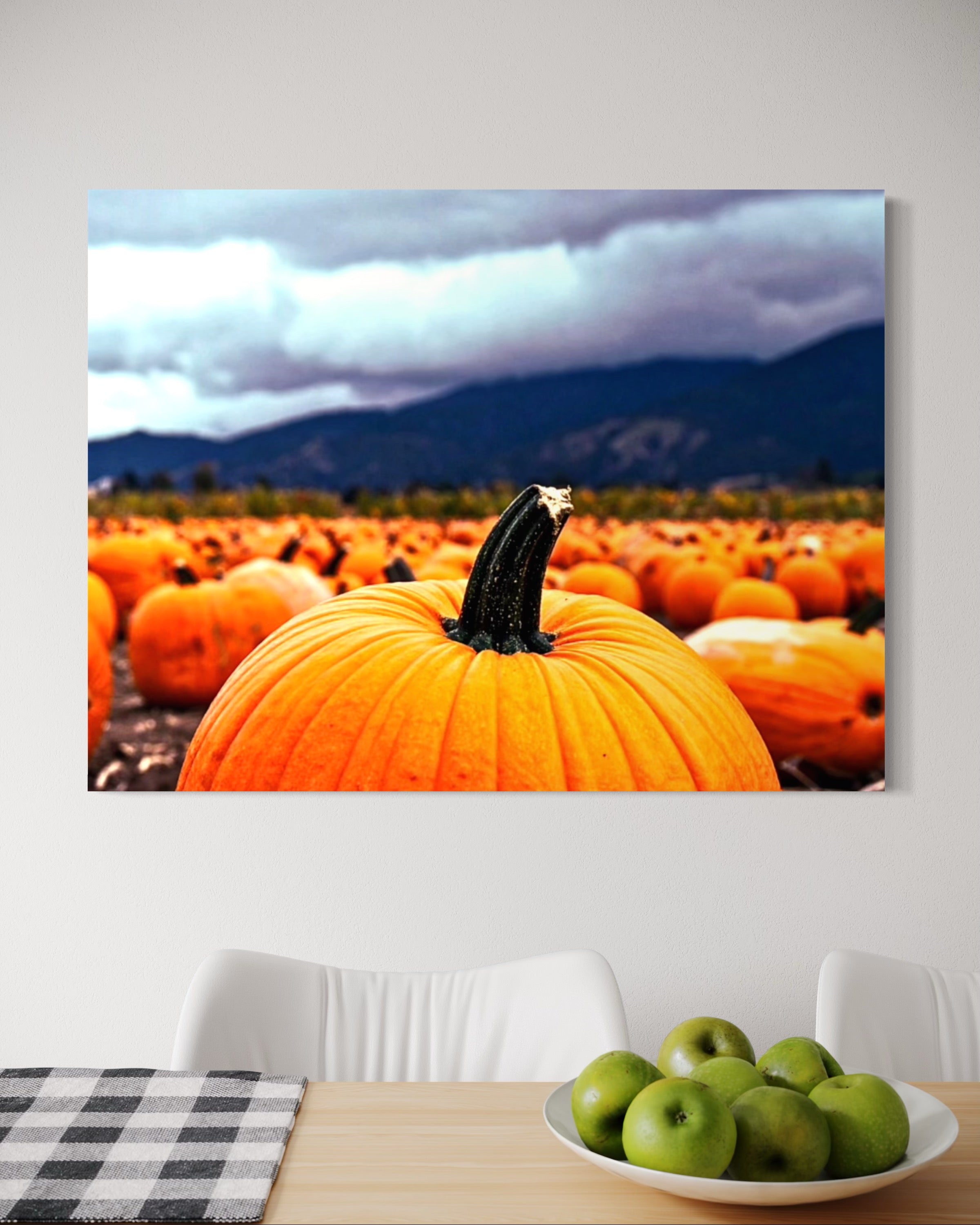 Pumpkin Patch in a Storm