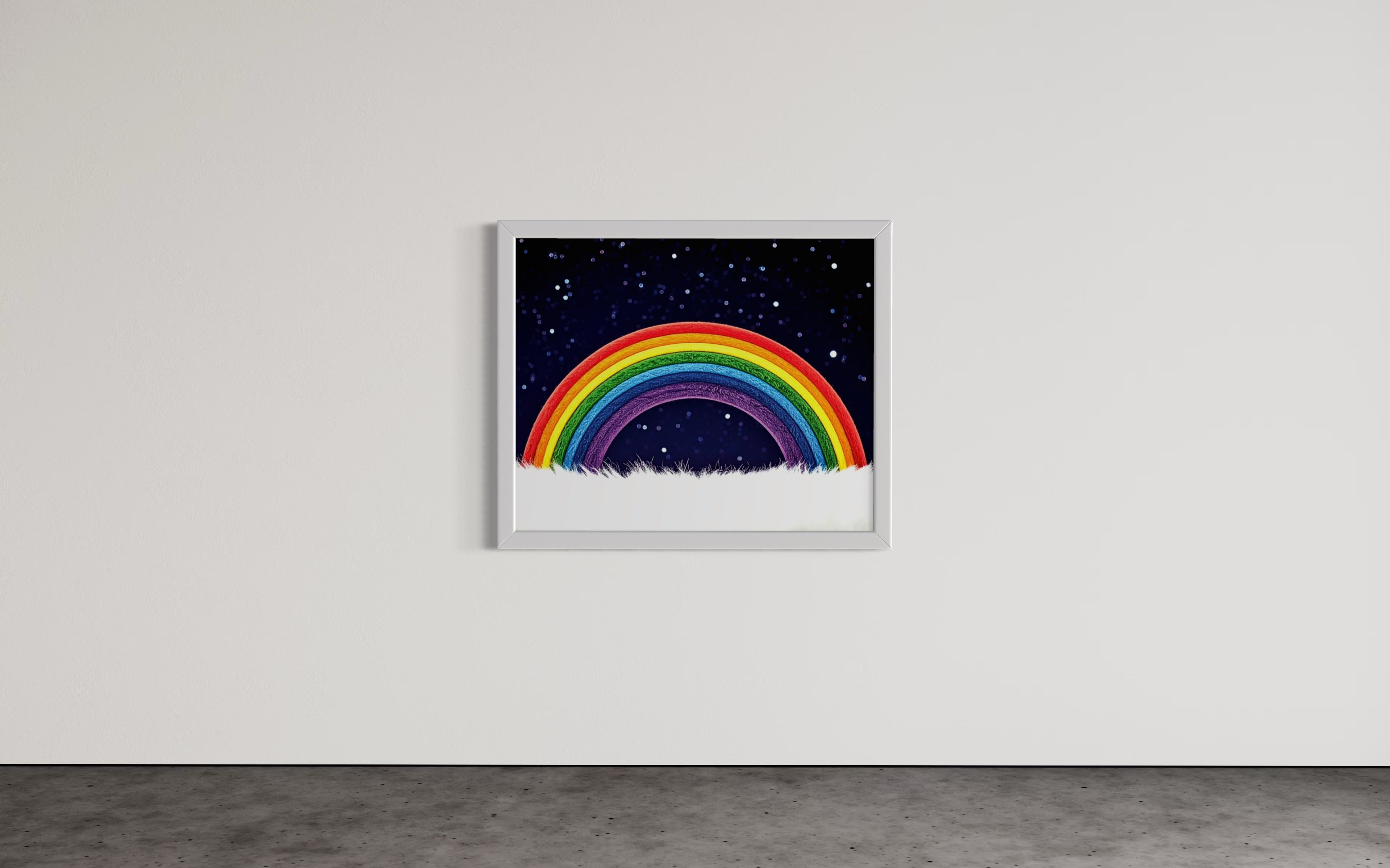 Furry Rainbow Museum Print