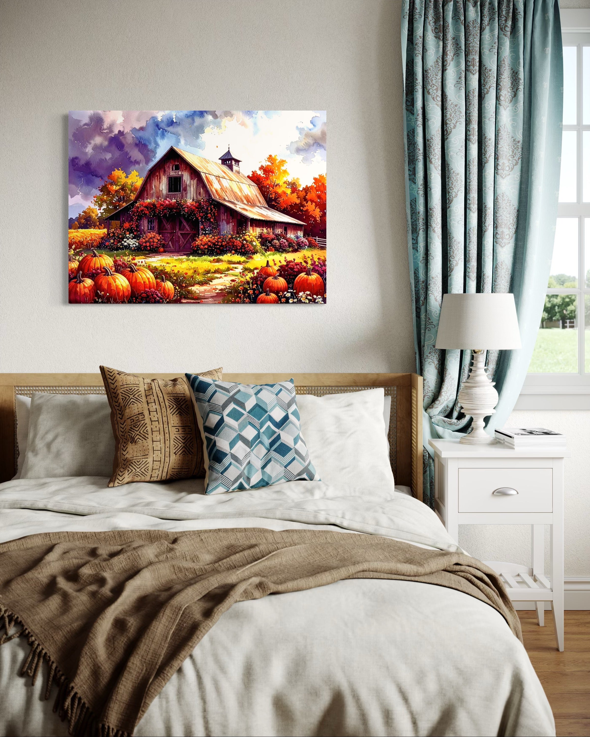 Pumpkin Farm Landscape