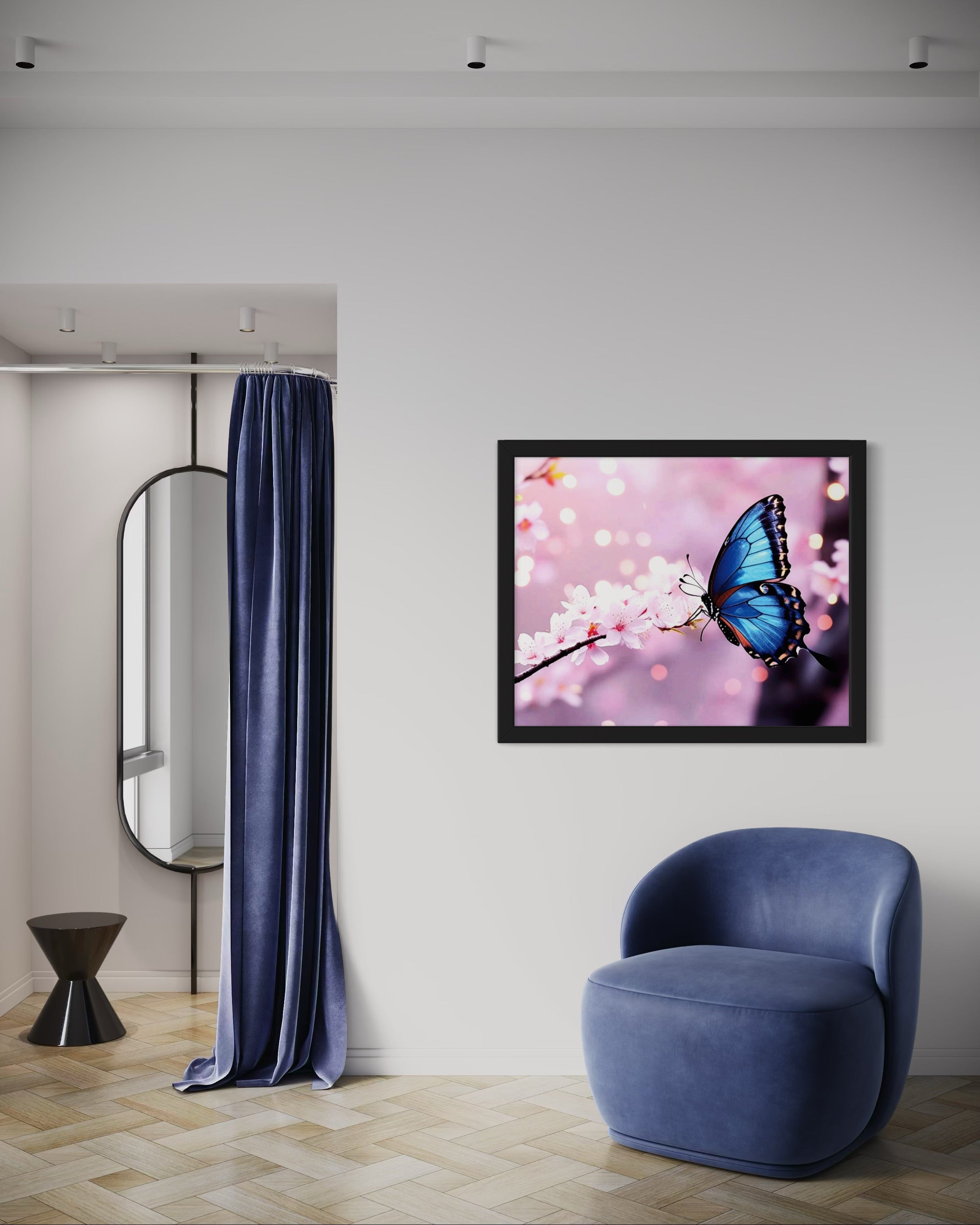 Butterfly Blossoms Museum Print