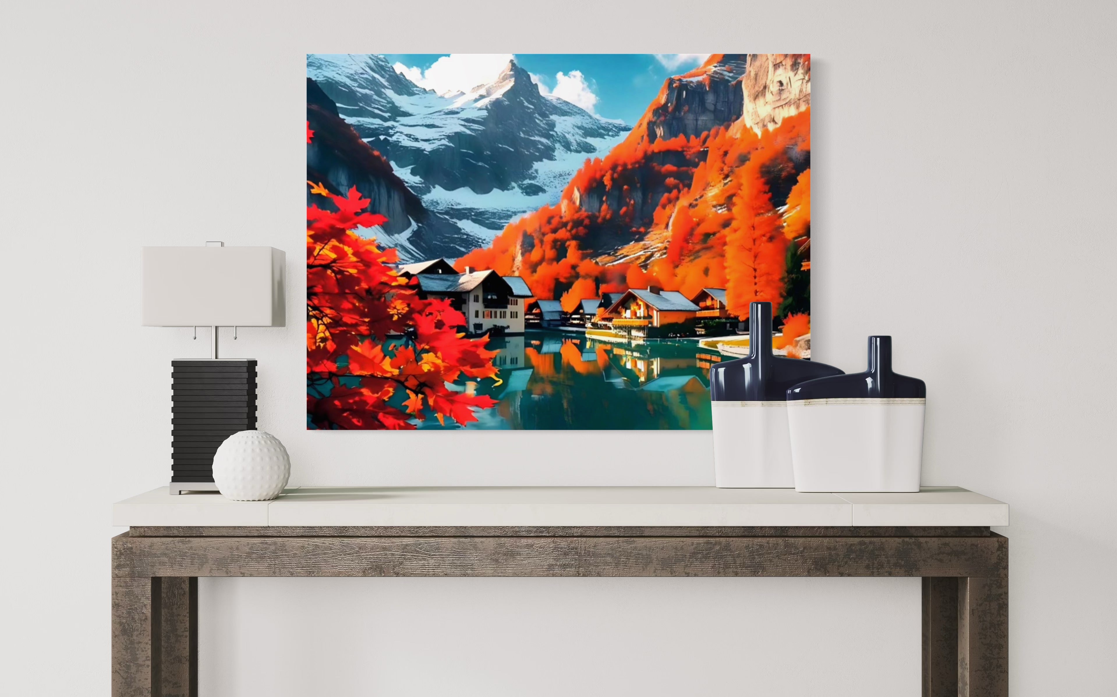 Switzerland Fall Landscape