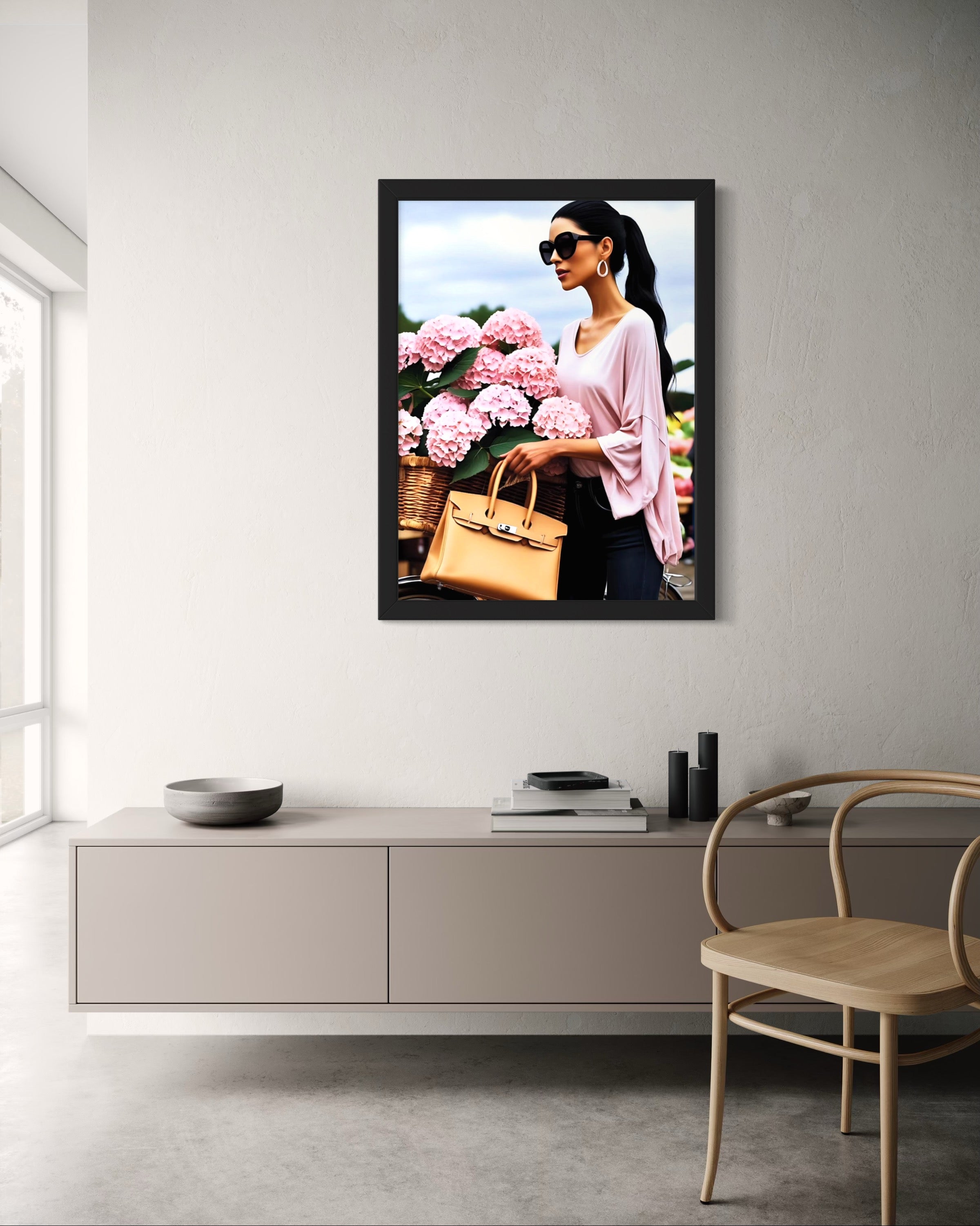 Farmer's Market Flowers Museum Print