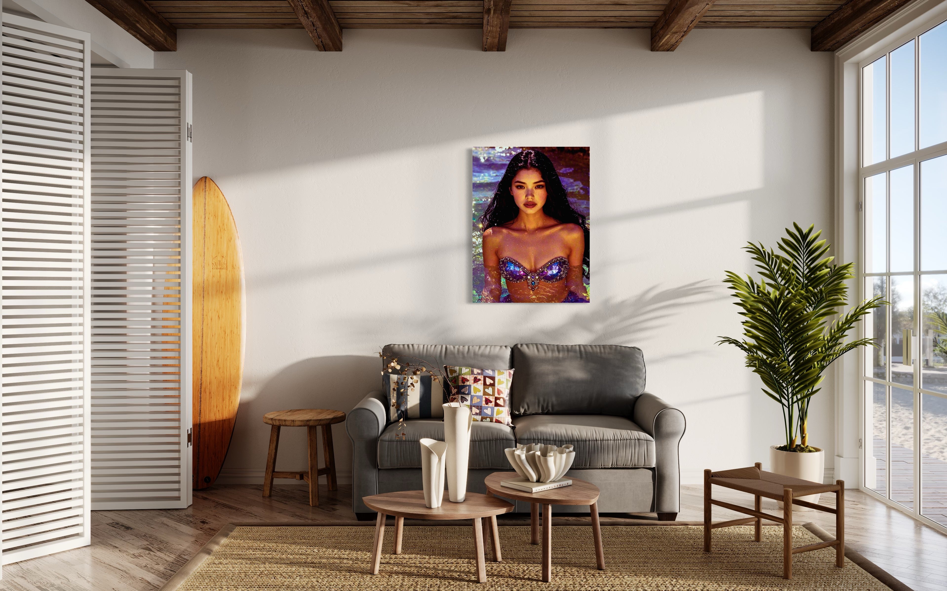 Calypso Siren of Cala Macarella, Spain Museum Print
