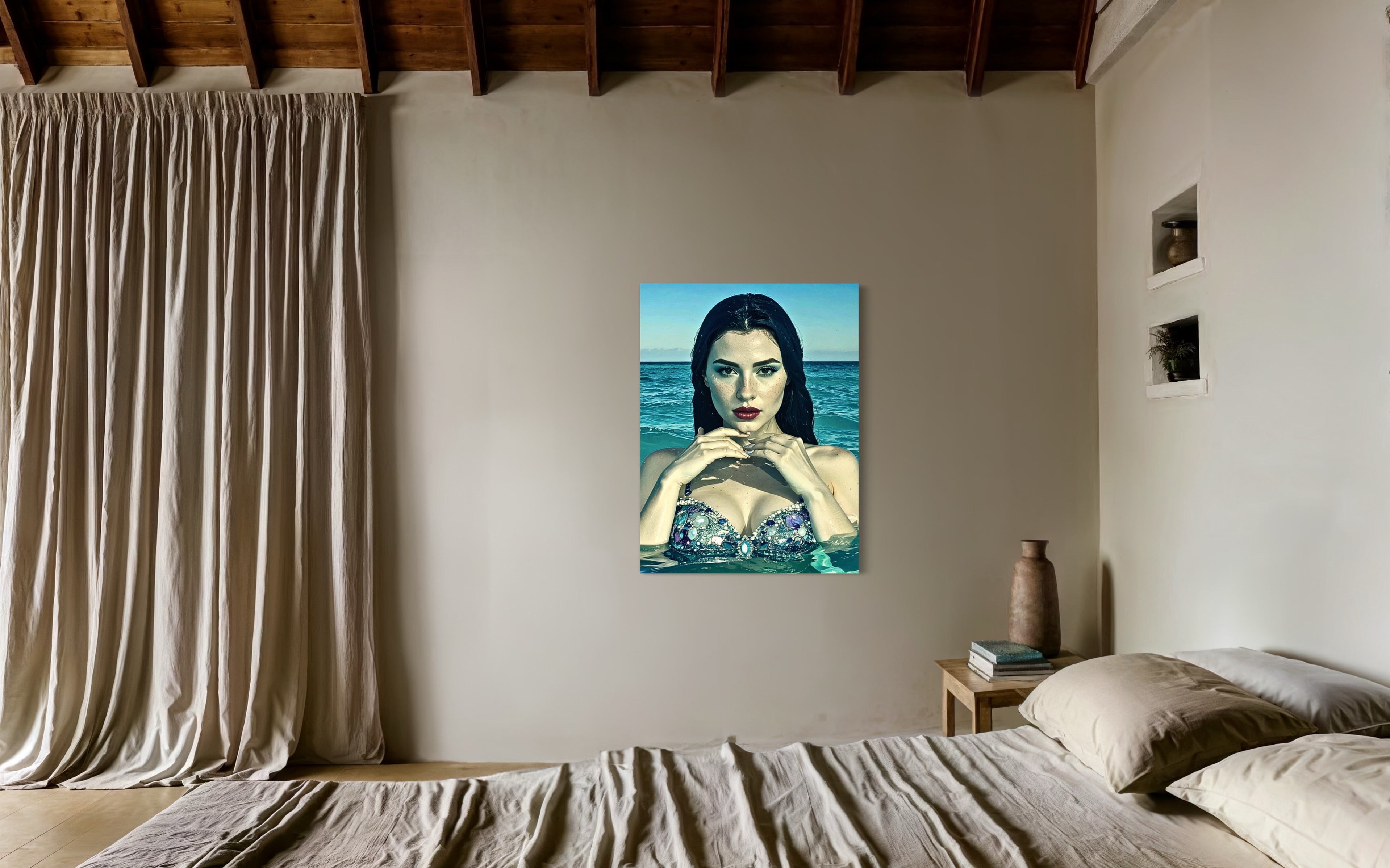 Ophelia Siren of Anse Georgette, Seychelles Museum Print