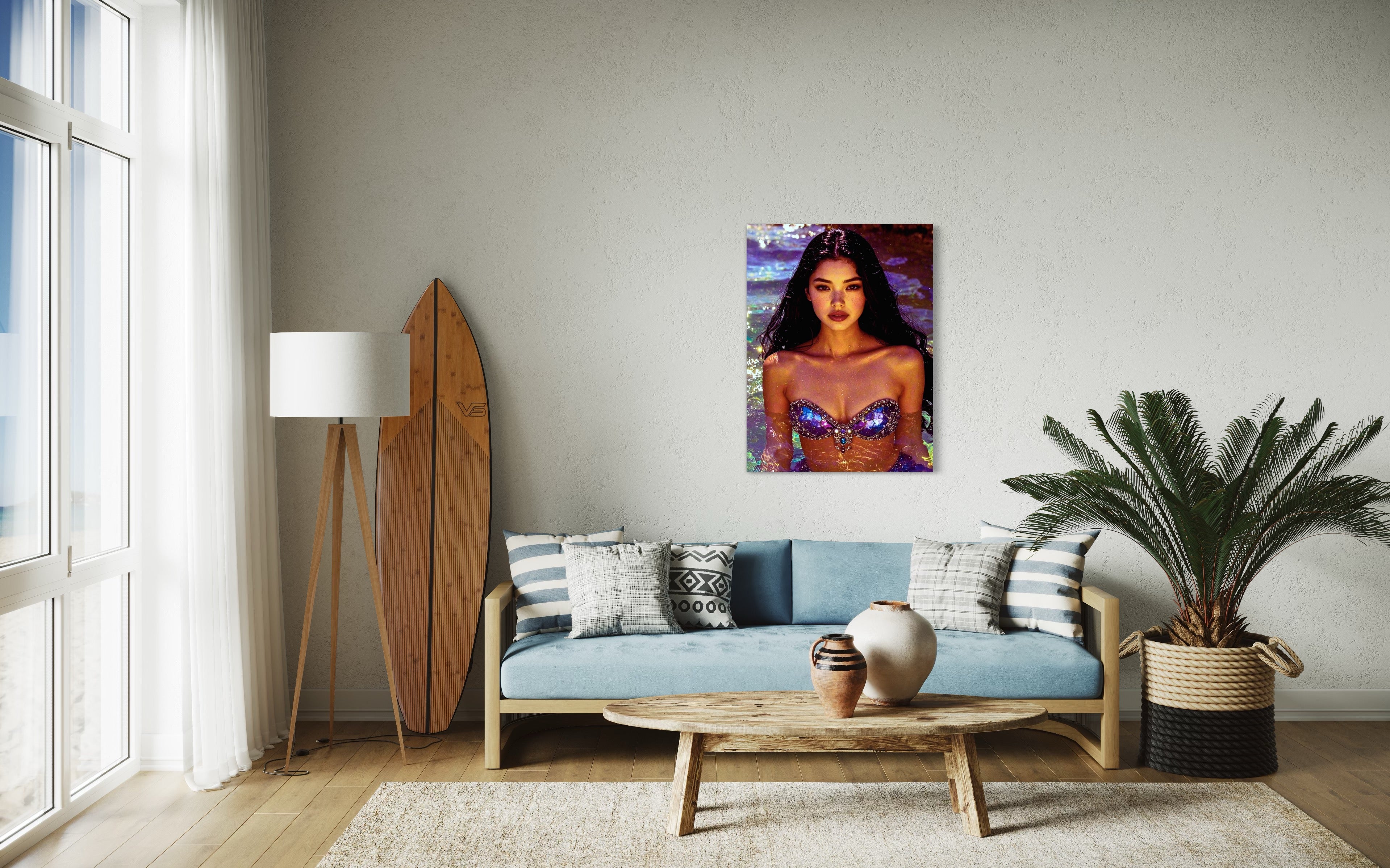 Calypso Siren of Cala Macarella, Spain Museum Print