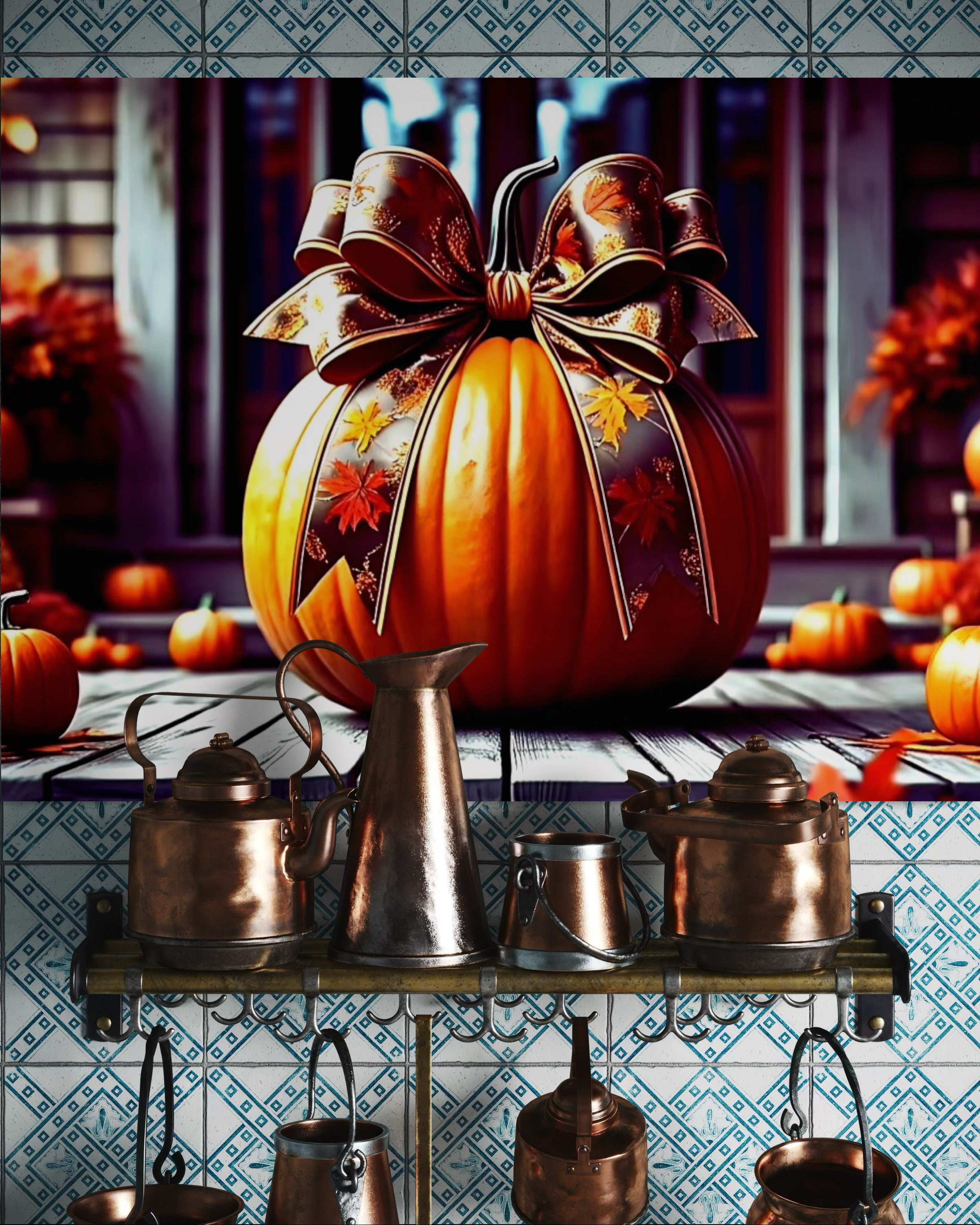 Thanksgiving Porch Pumpkin II