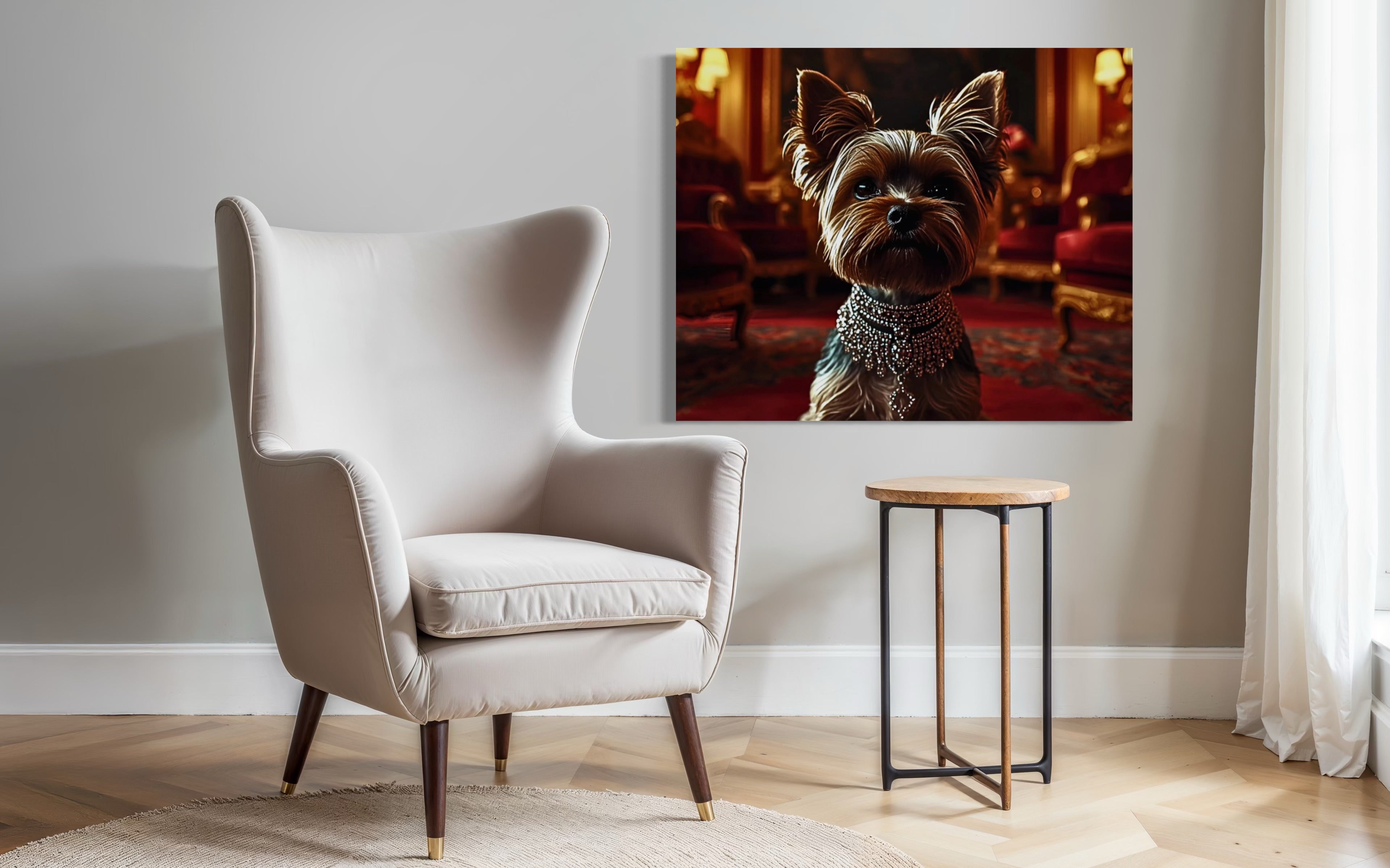 Victorian Royal Yorkie Portrait