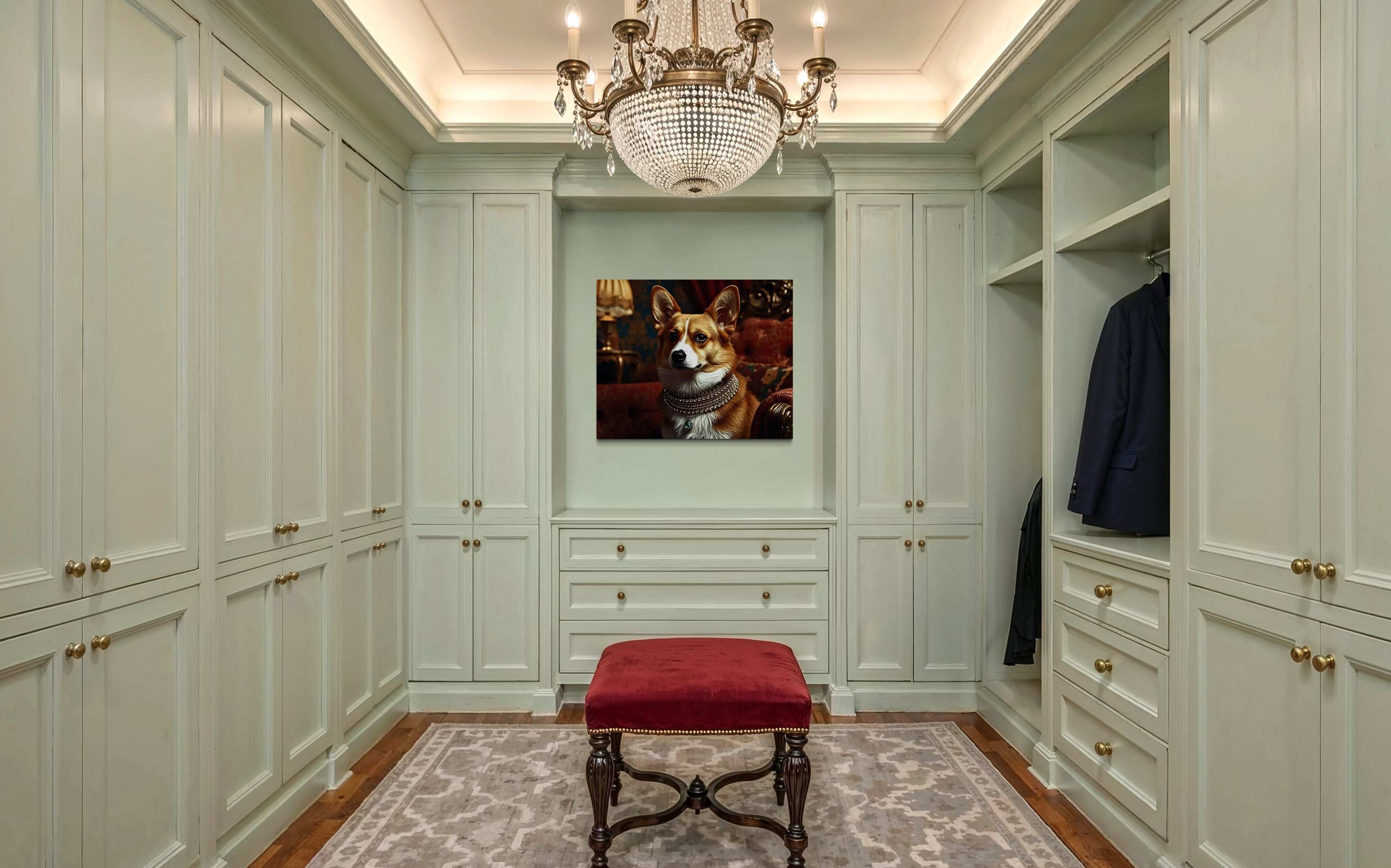 Victorian Royal Korgi Portrait