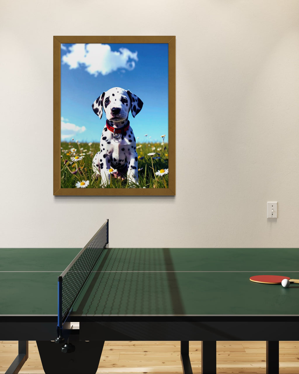 Dalmatian Puppy on a Sunny Day Museum Print