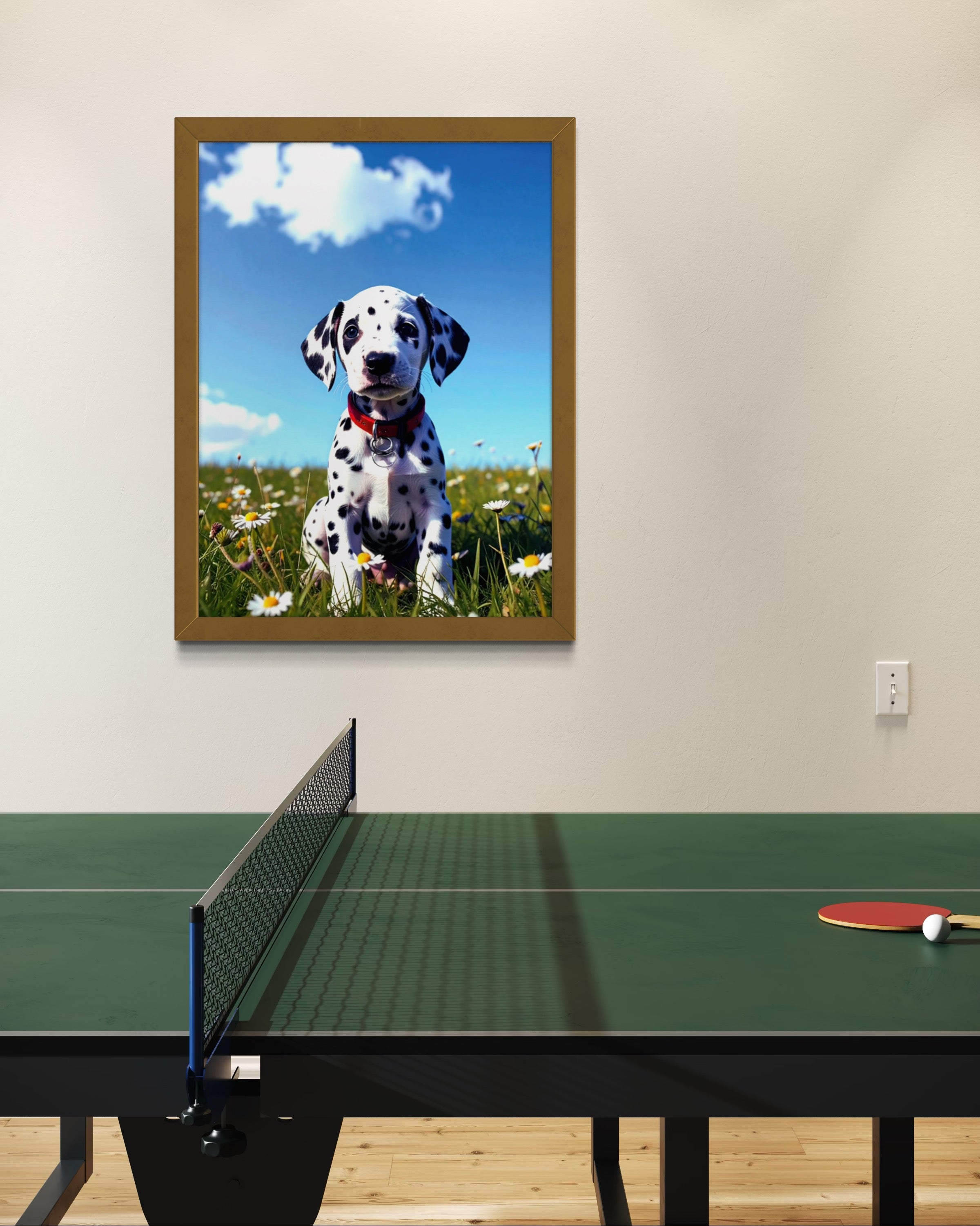 Dalmatian Puppy on a Sunny Day Museum Print