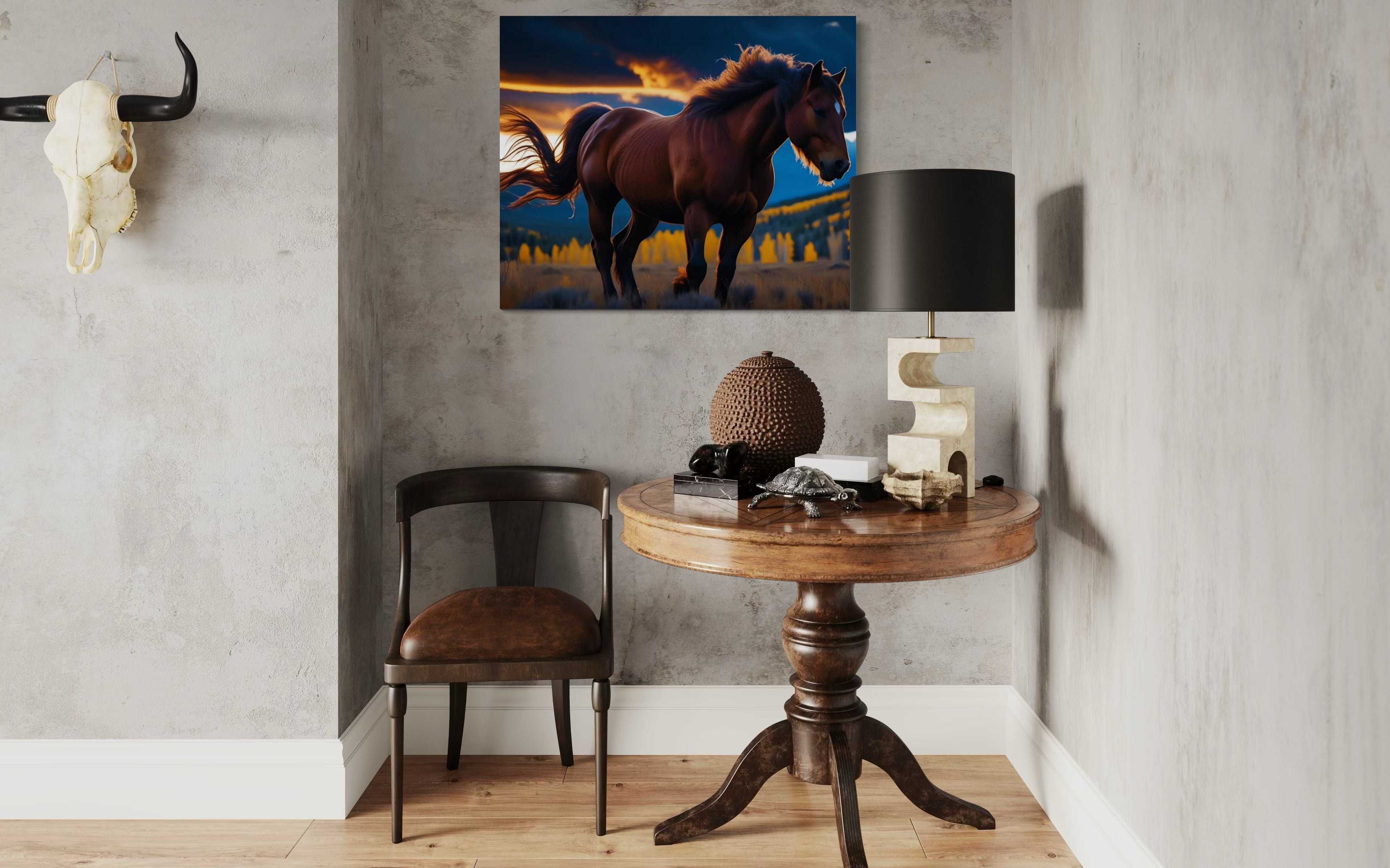 Montana Wild Horse Museum Print