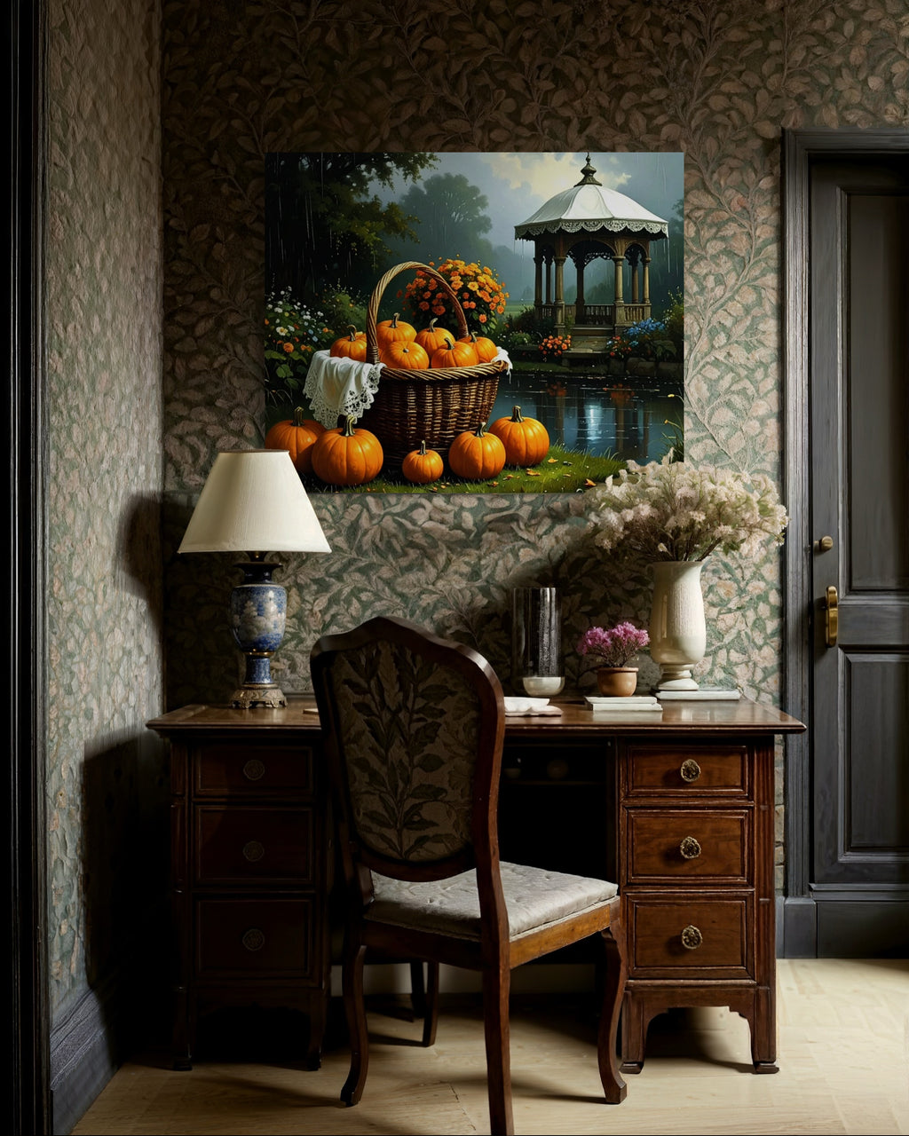 Pumpkin Basket and Gazebo