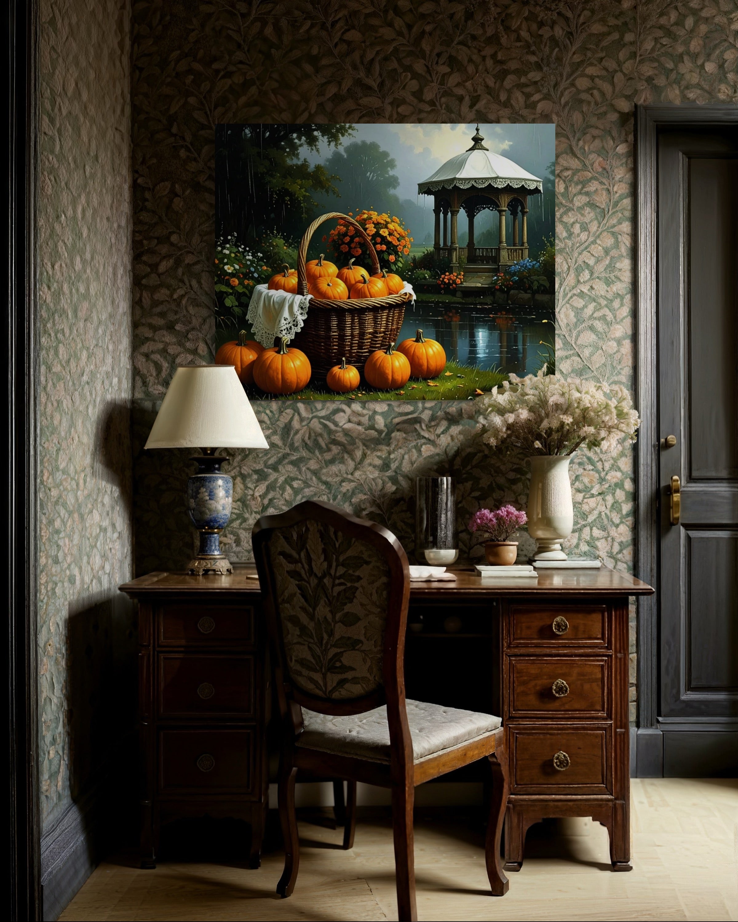 Pumpkin Basket and Gazebo