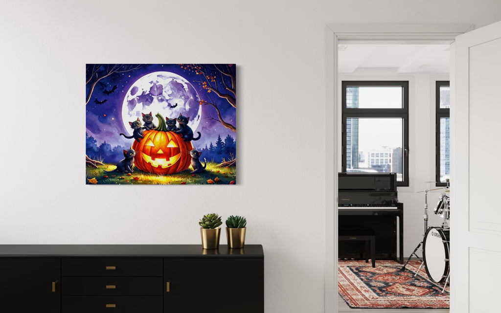 Kittens on a Jack O Lantern