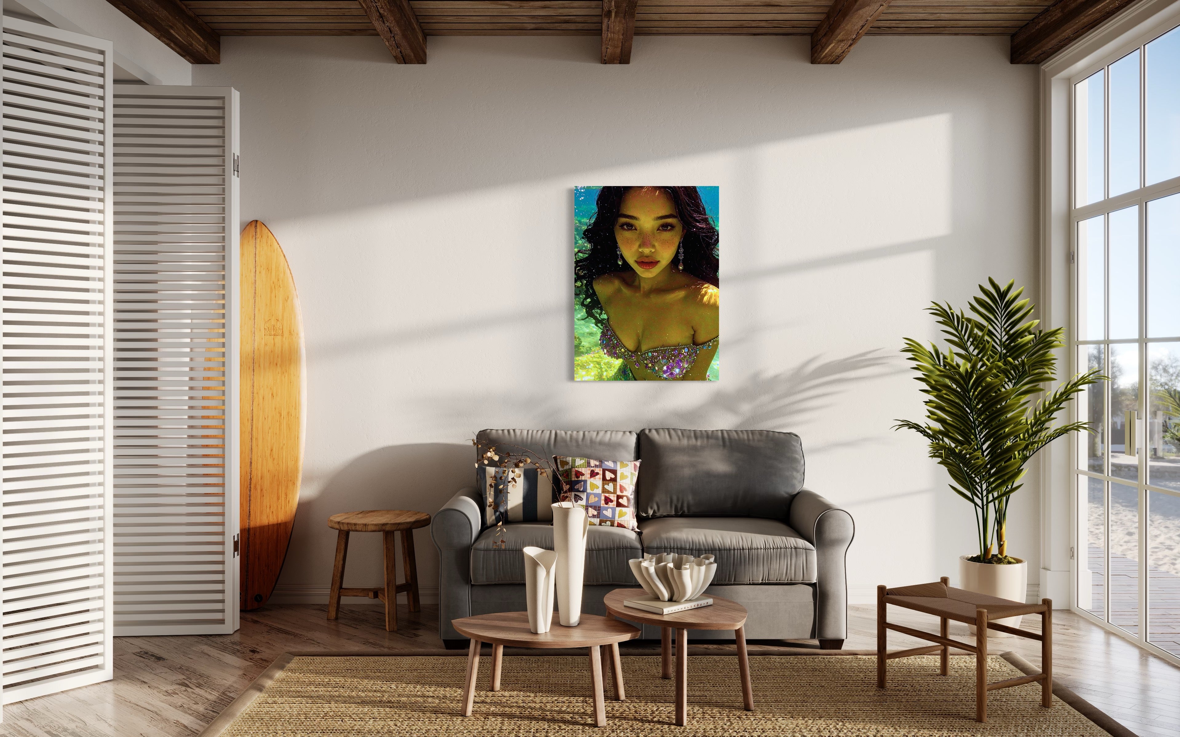 Vespera Siren of Kalanggaman Island Museum Print