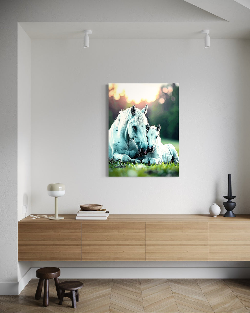 White Horse and Pony Museum Print