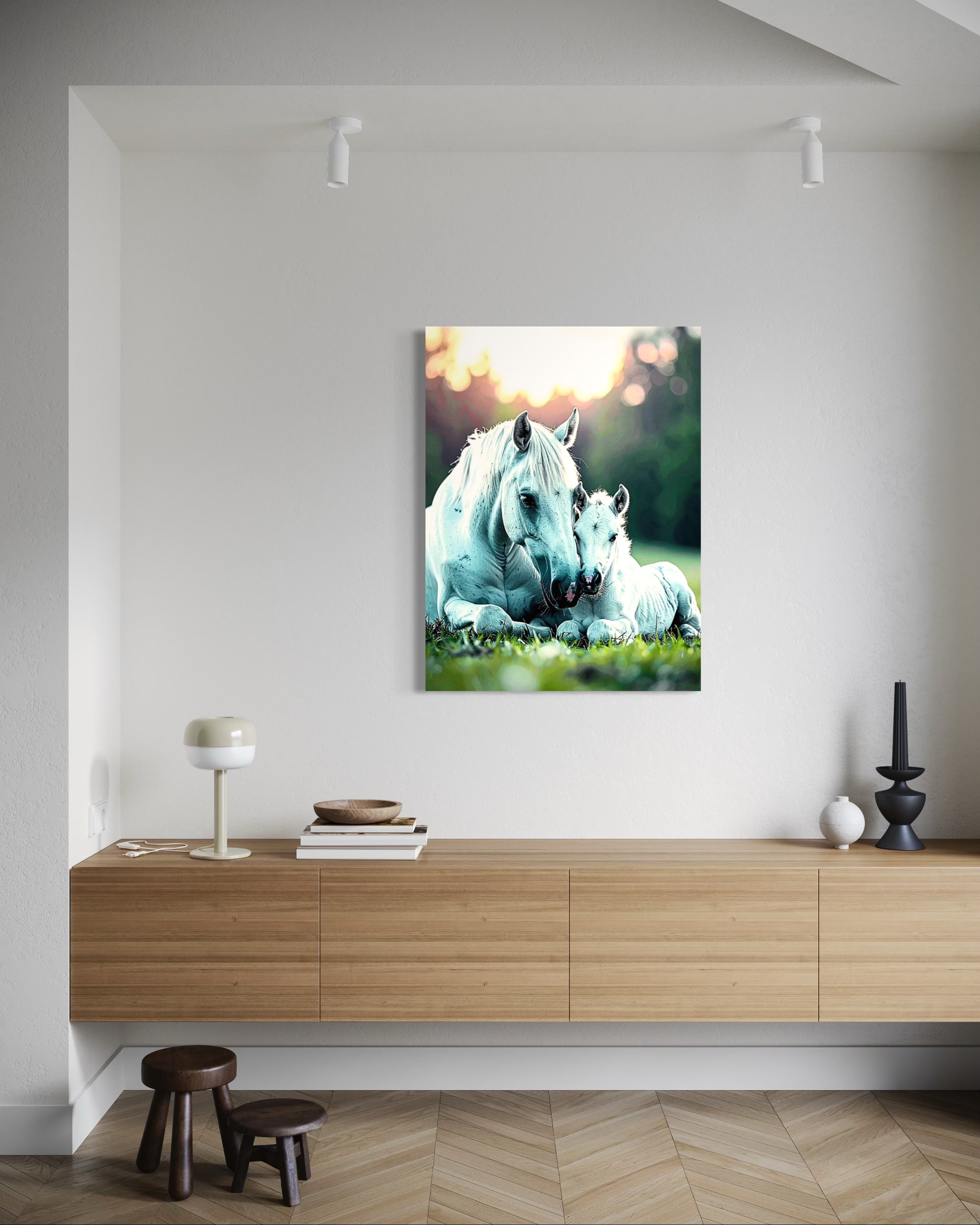White Horse and Pony Museum Print