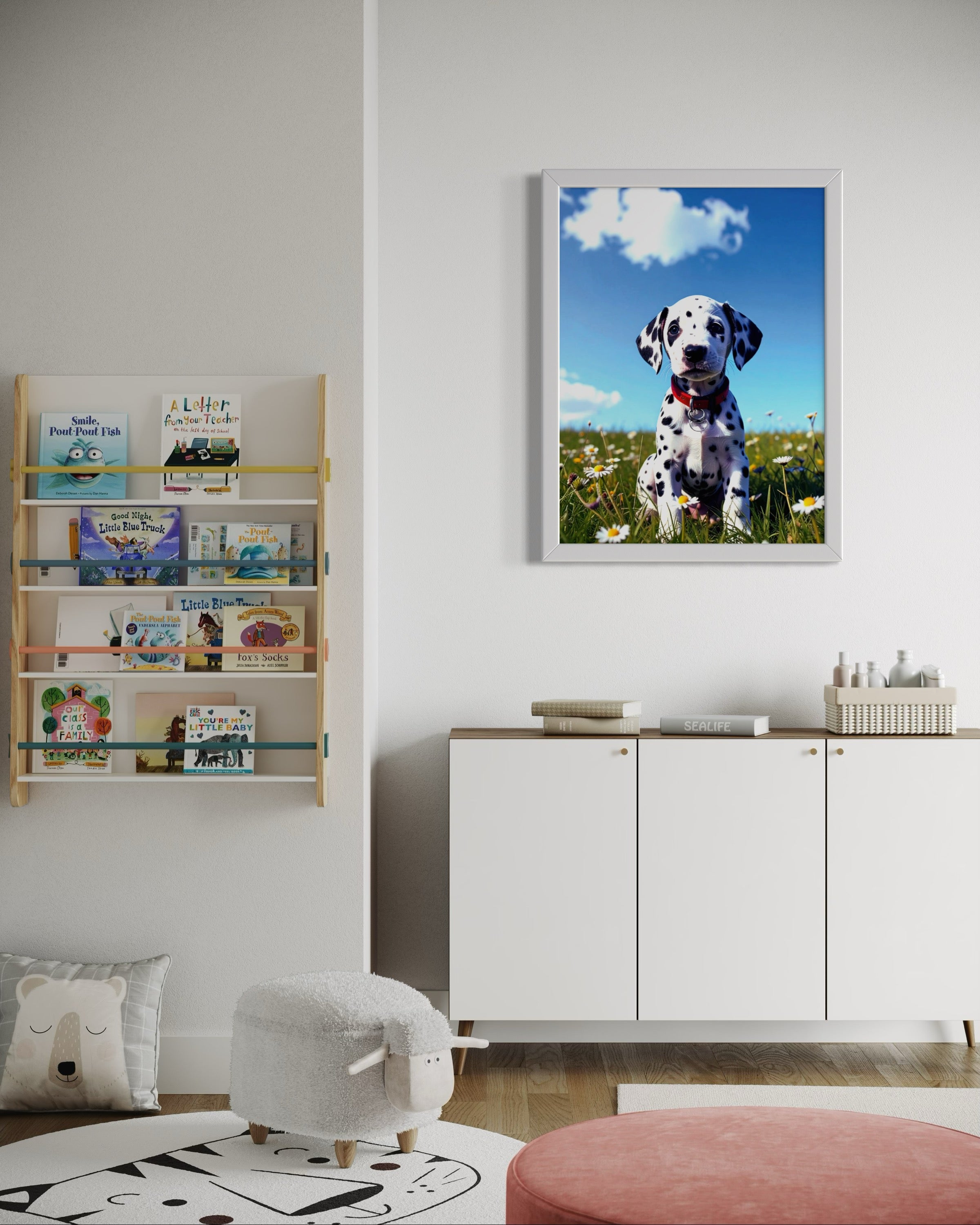 Dalmatian Puppy on a Sunny Day Museum Print