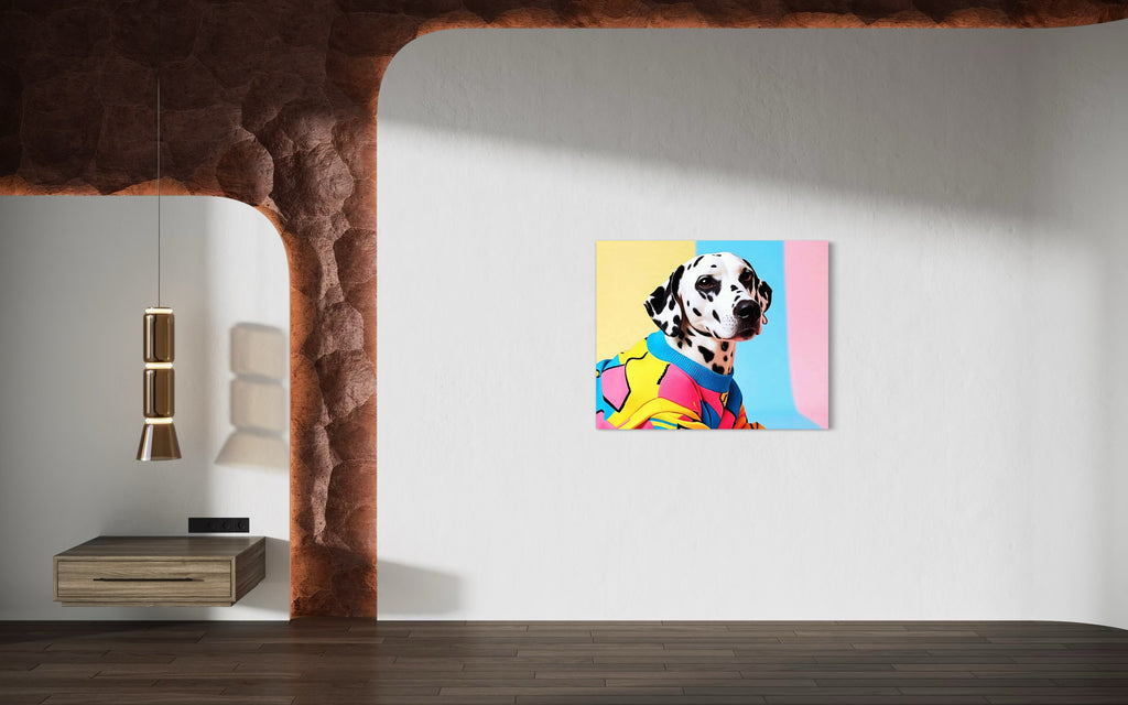 Retro Dalmatian Museum Print