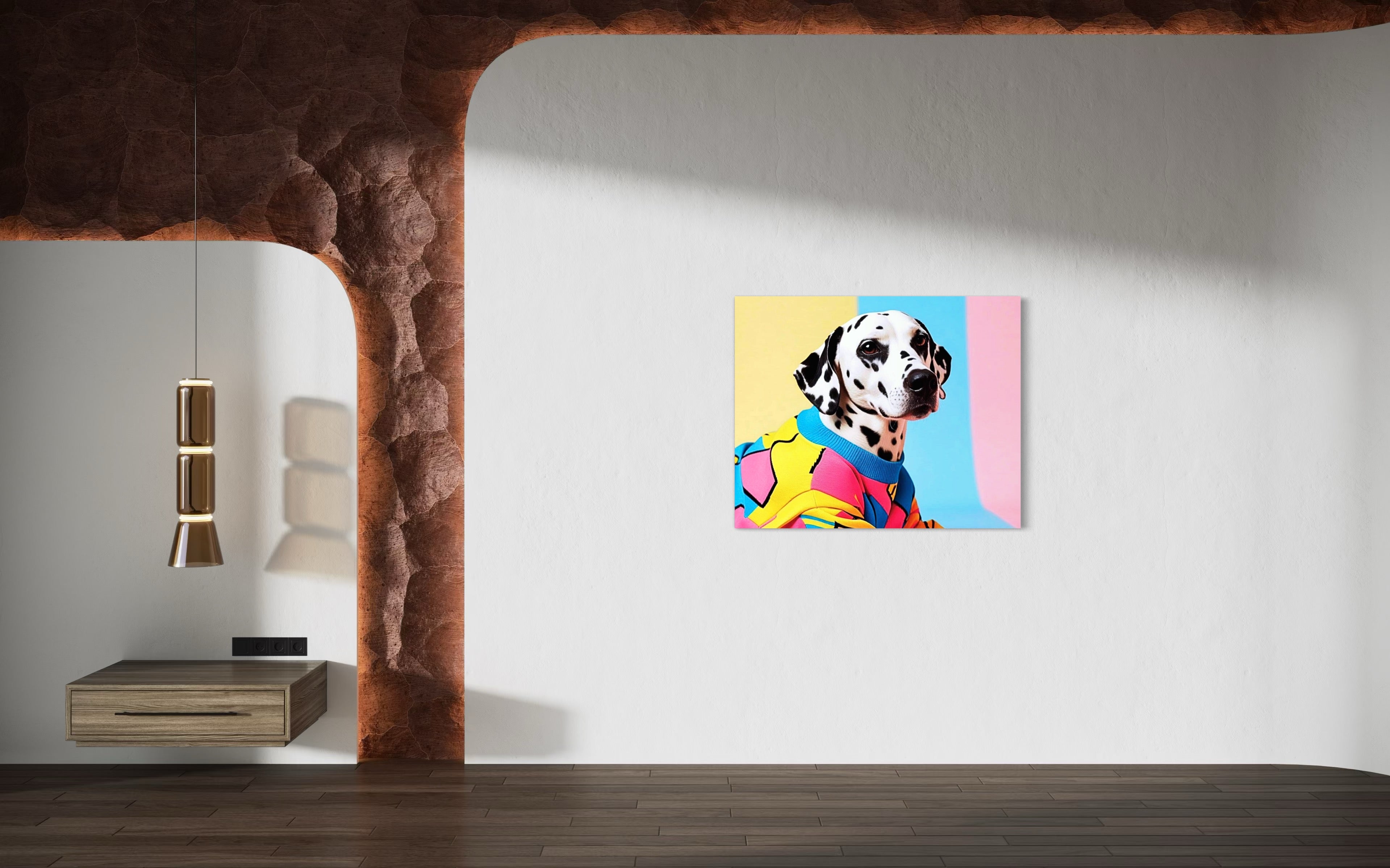 Retro Dalmatian Museum Print