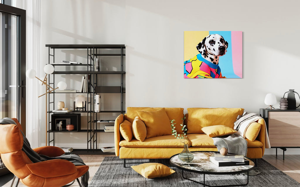 Retro Dalmatian Museum Print