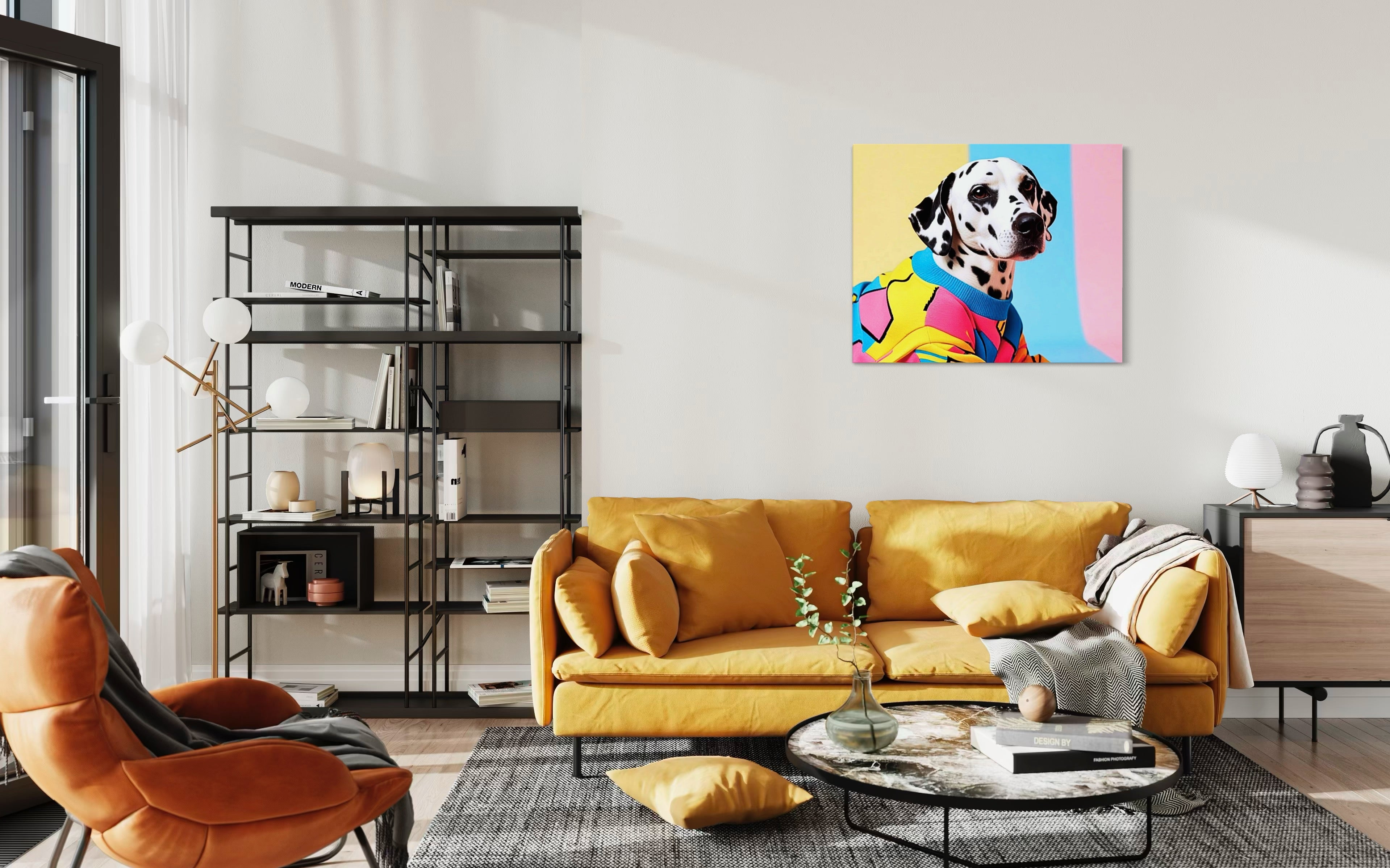 Retro Dalmatian Museum Print