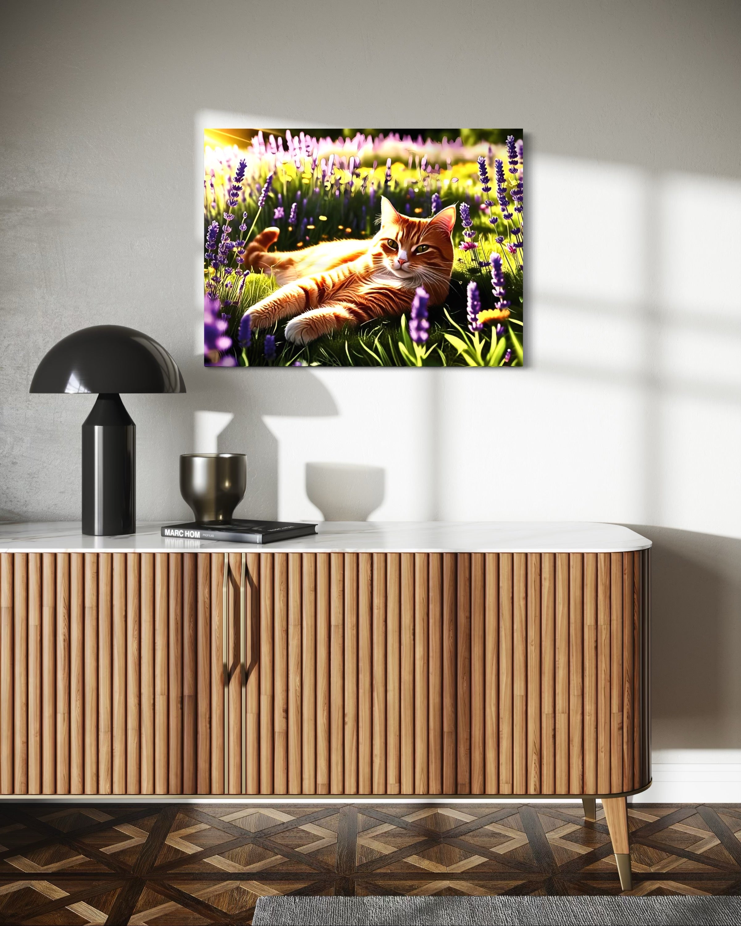 Sunning in the Meadow Museum Print