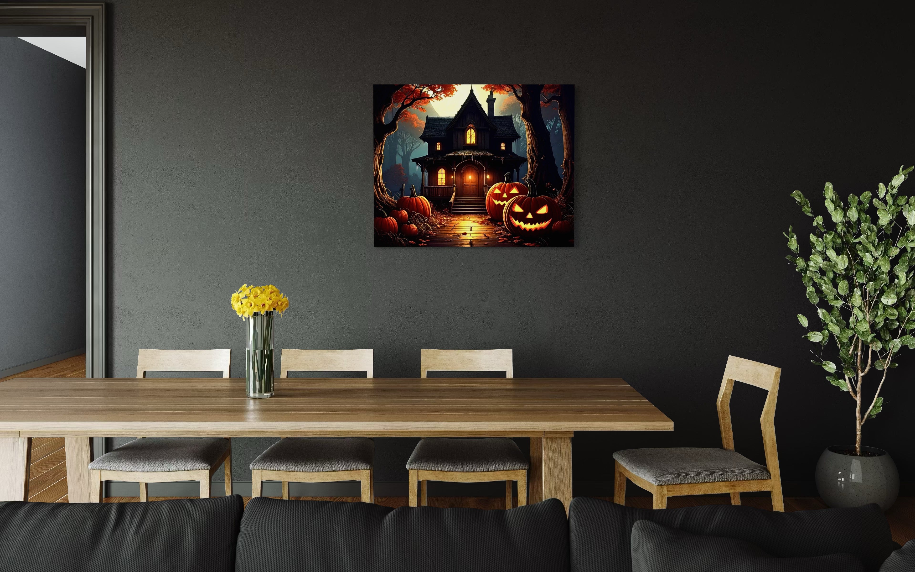 Halloween House Porch