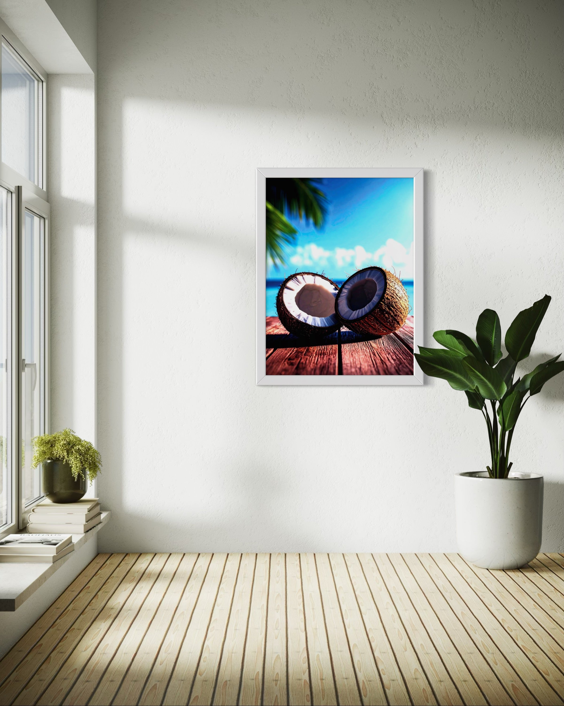 Coconuts in Paradise Museum Print