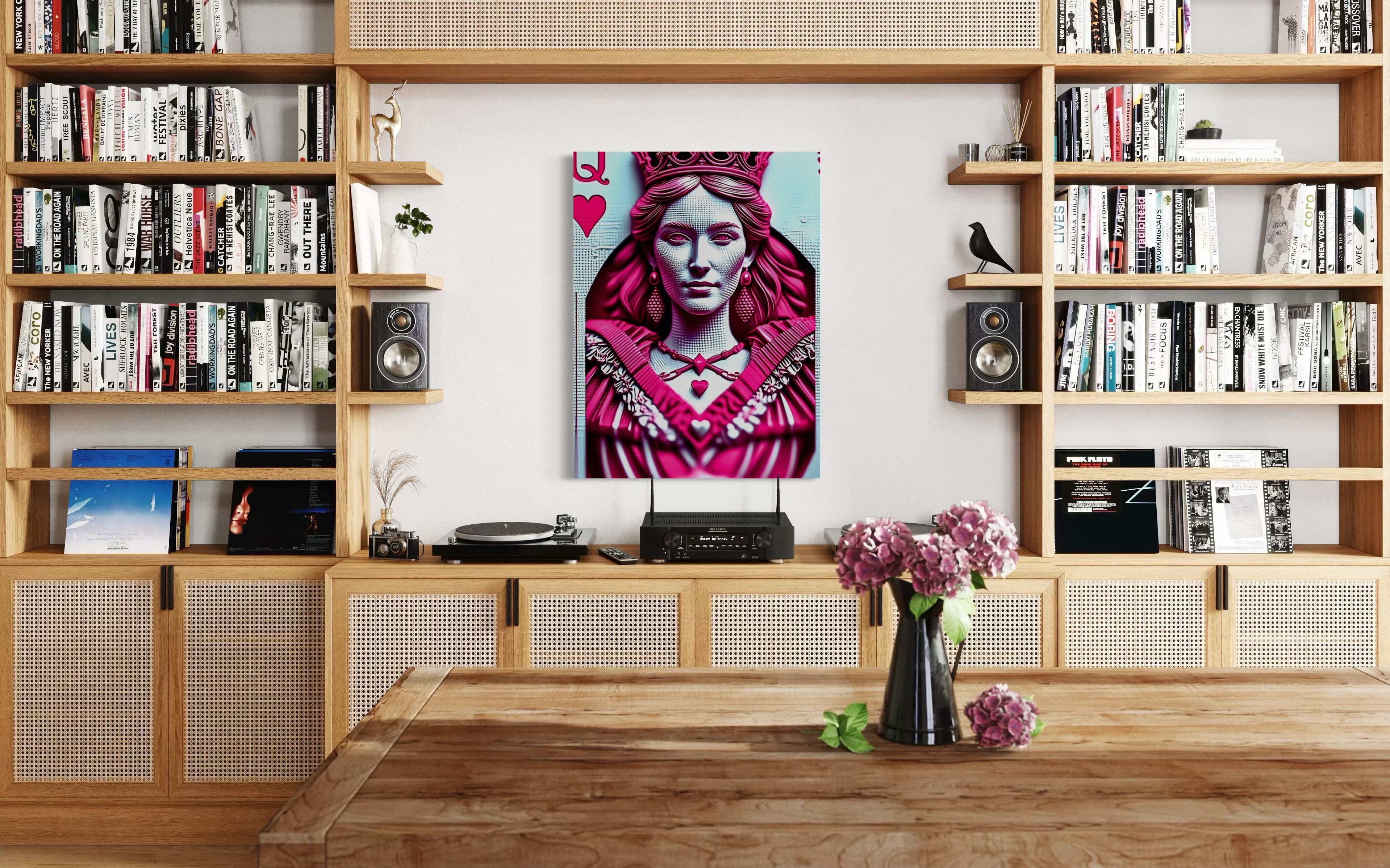 Queen of Hearts Card