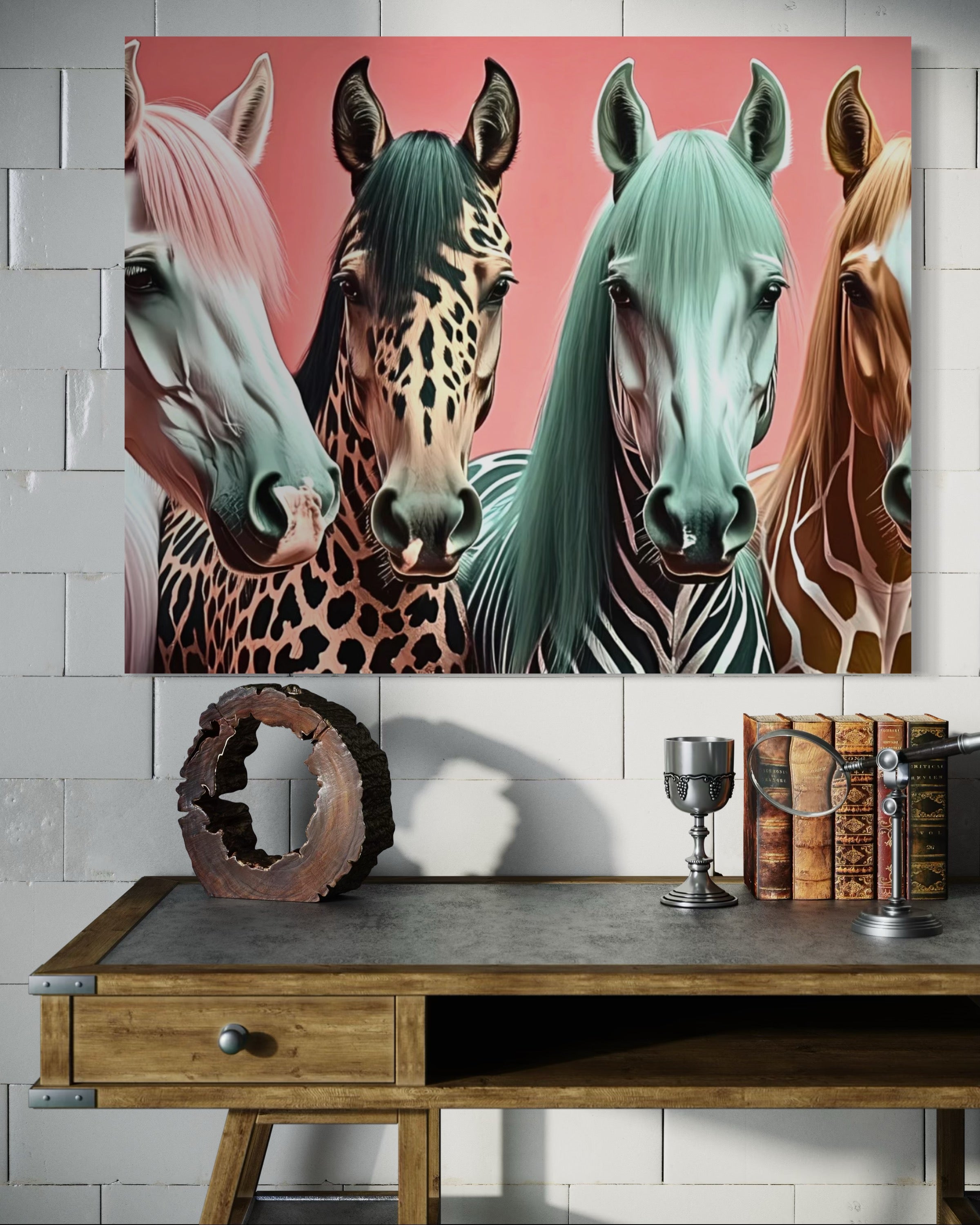 Impossible Horses Museum Print