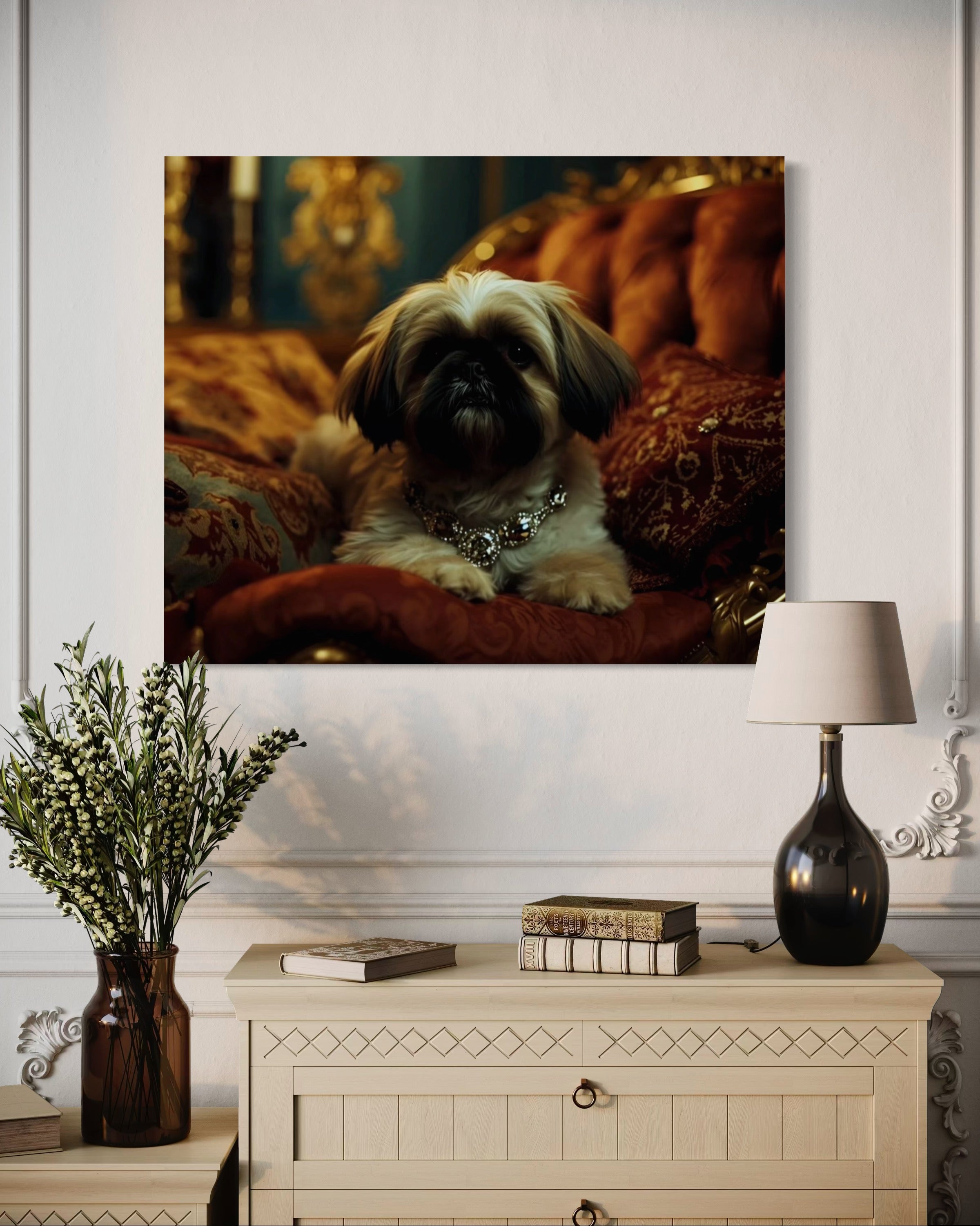 Victorian Royal Shih Tzu Portrait