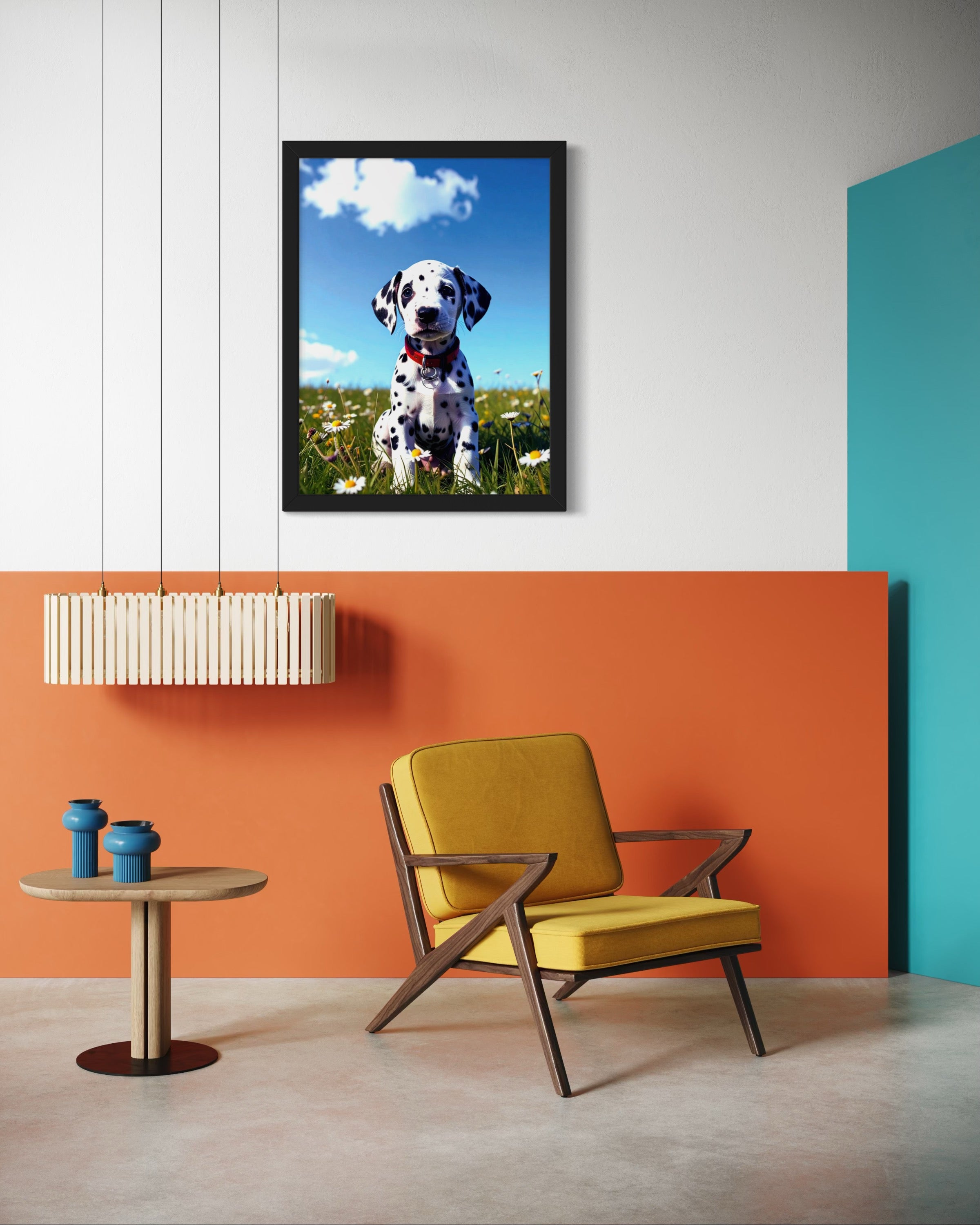 Dalmatian Puppy on a Sunny Day Museum Print