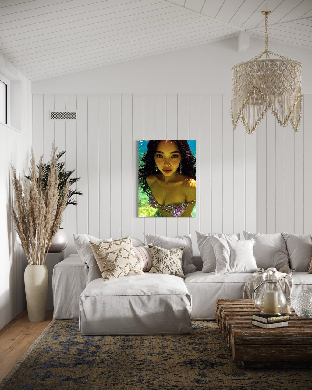 Vespera Siren of Kalanggaman Island Museum Print