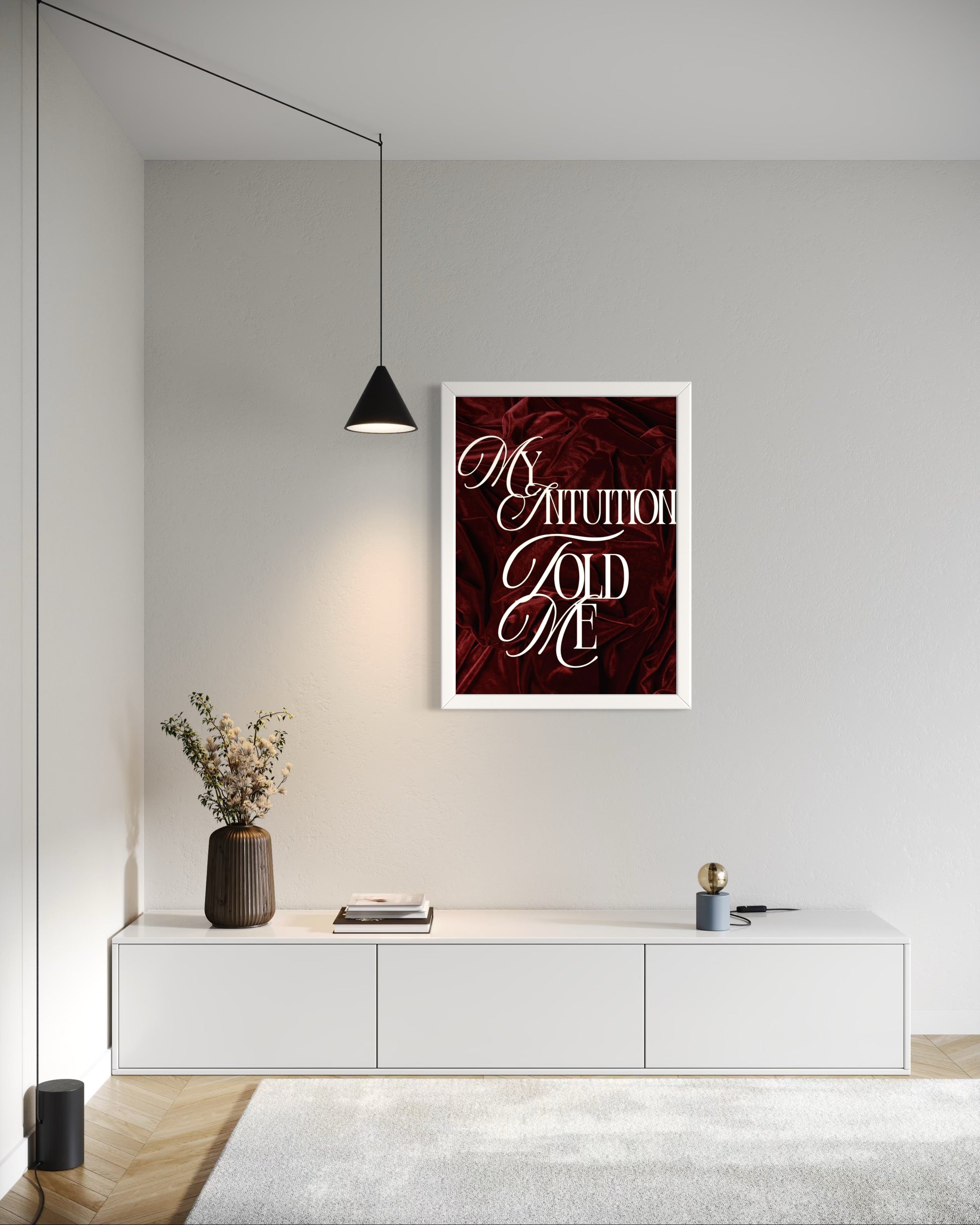 My intuition told me Poster