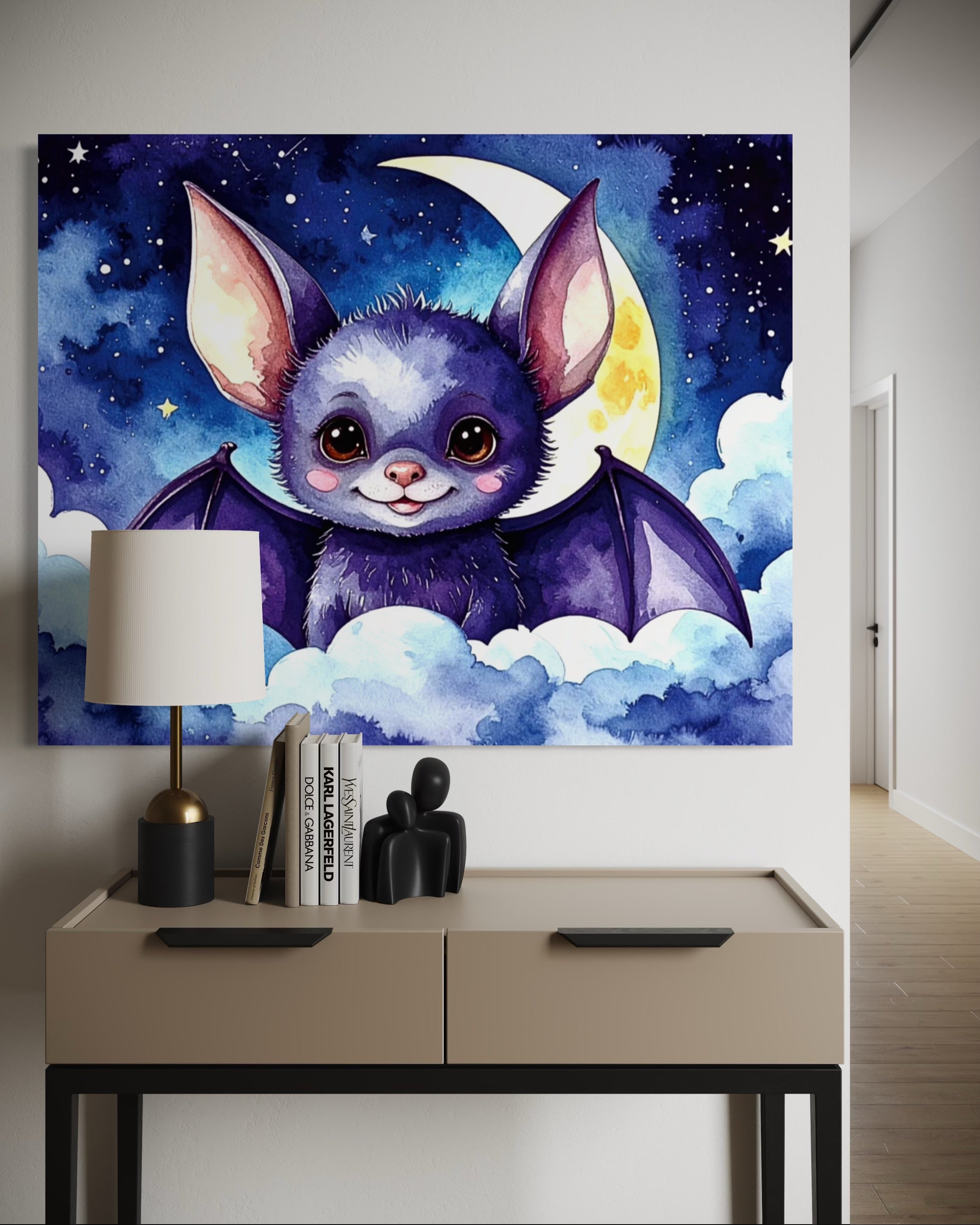 Baby Bat in the Clouds