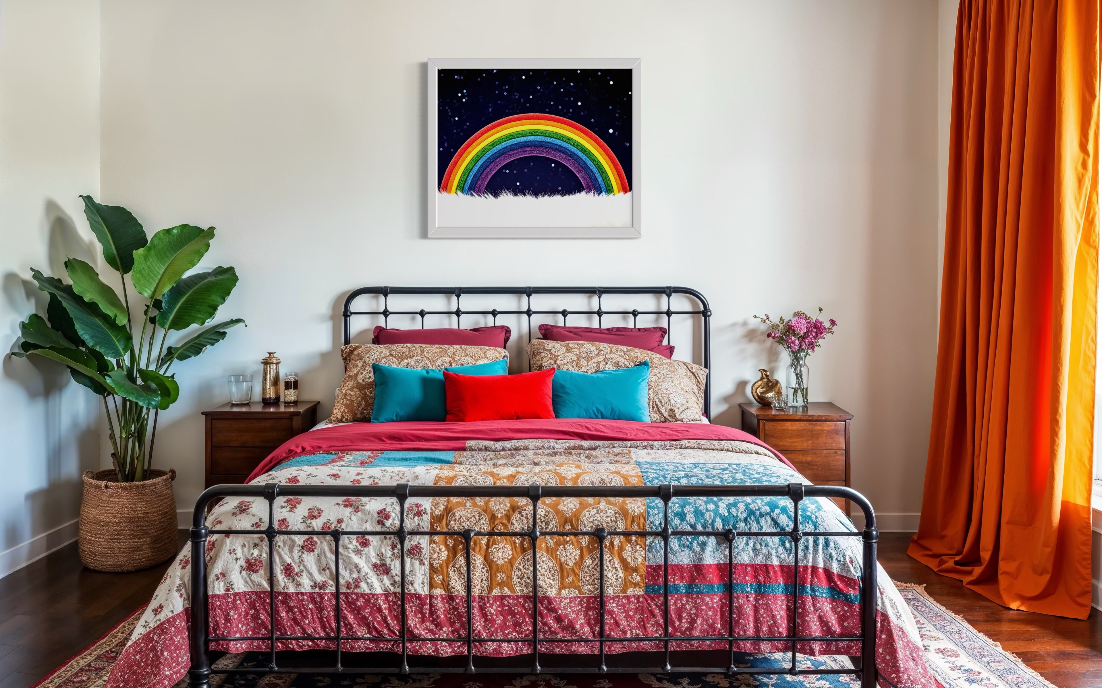 Furry Rainbow Museum Print