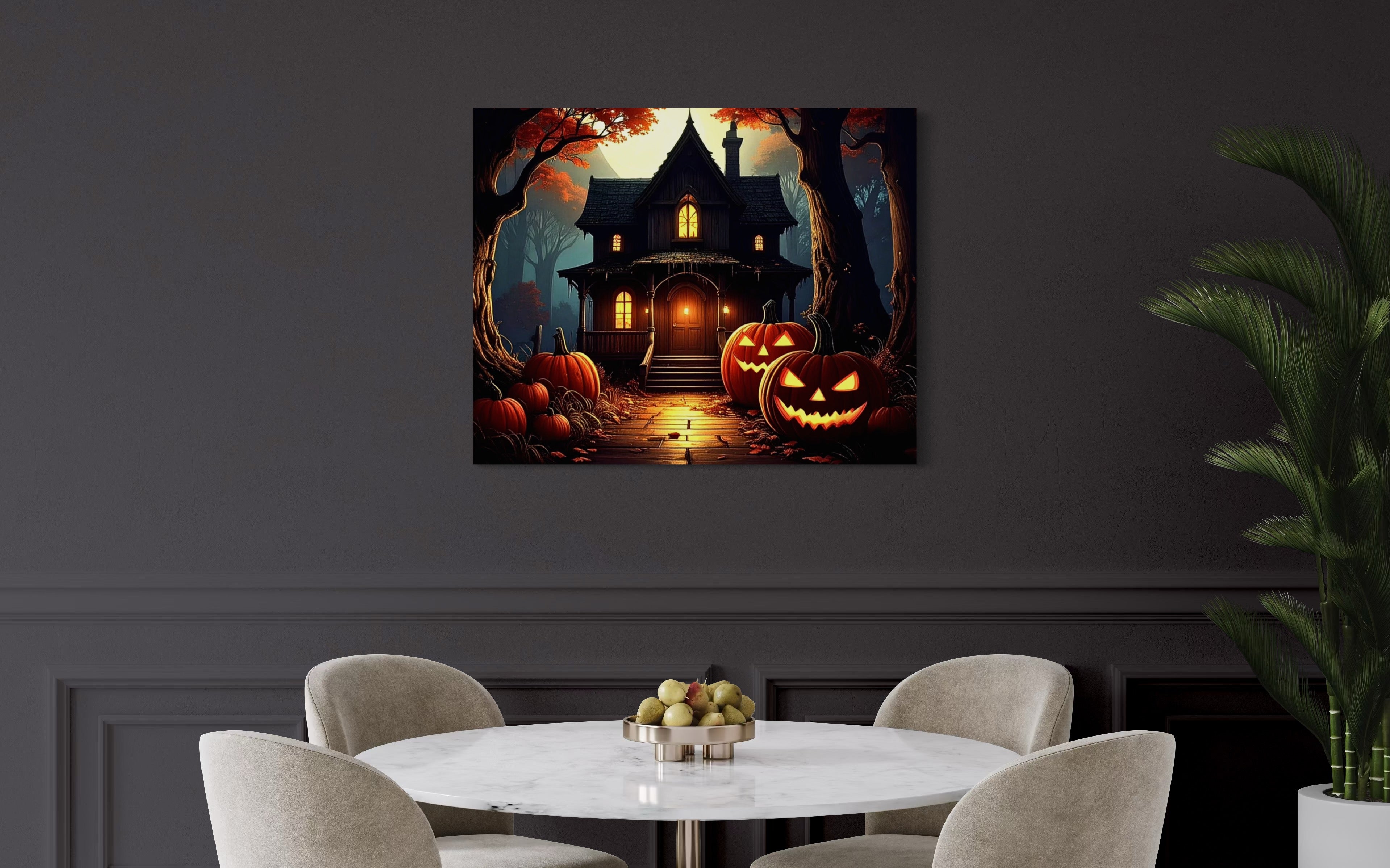 Halloween House Porch