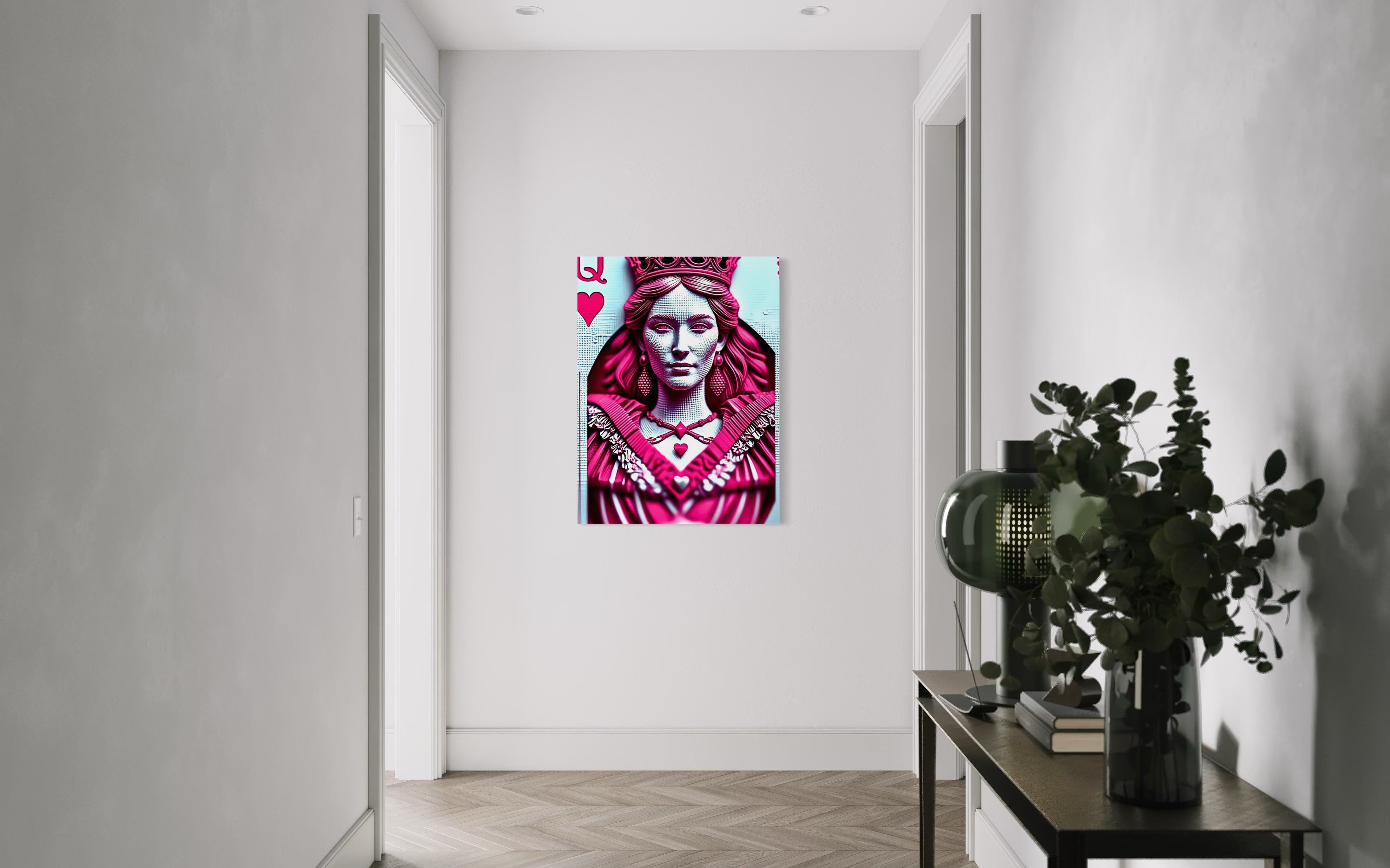 Queen of Hearts Card