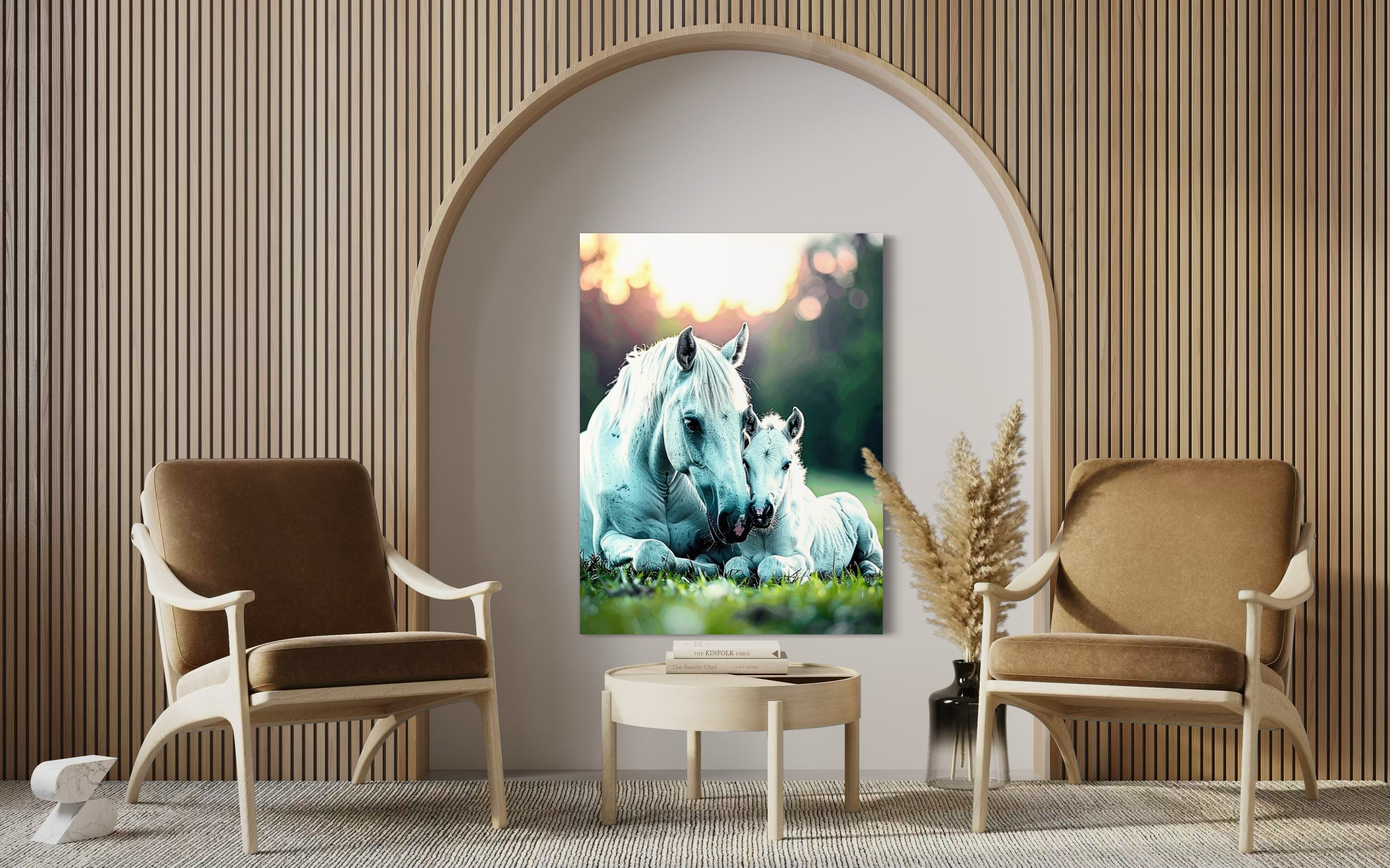 White Horse and Pony Museum Print