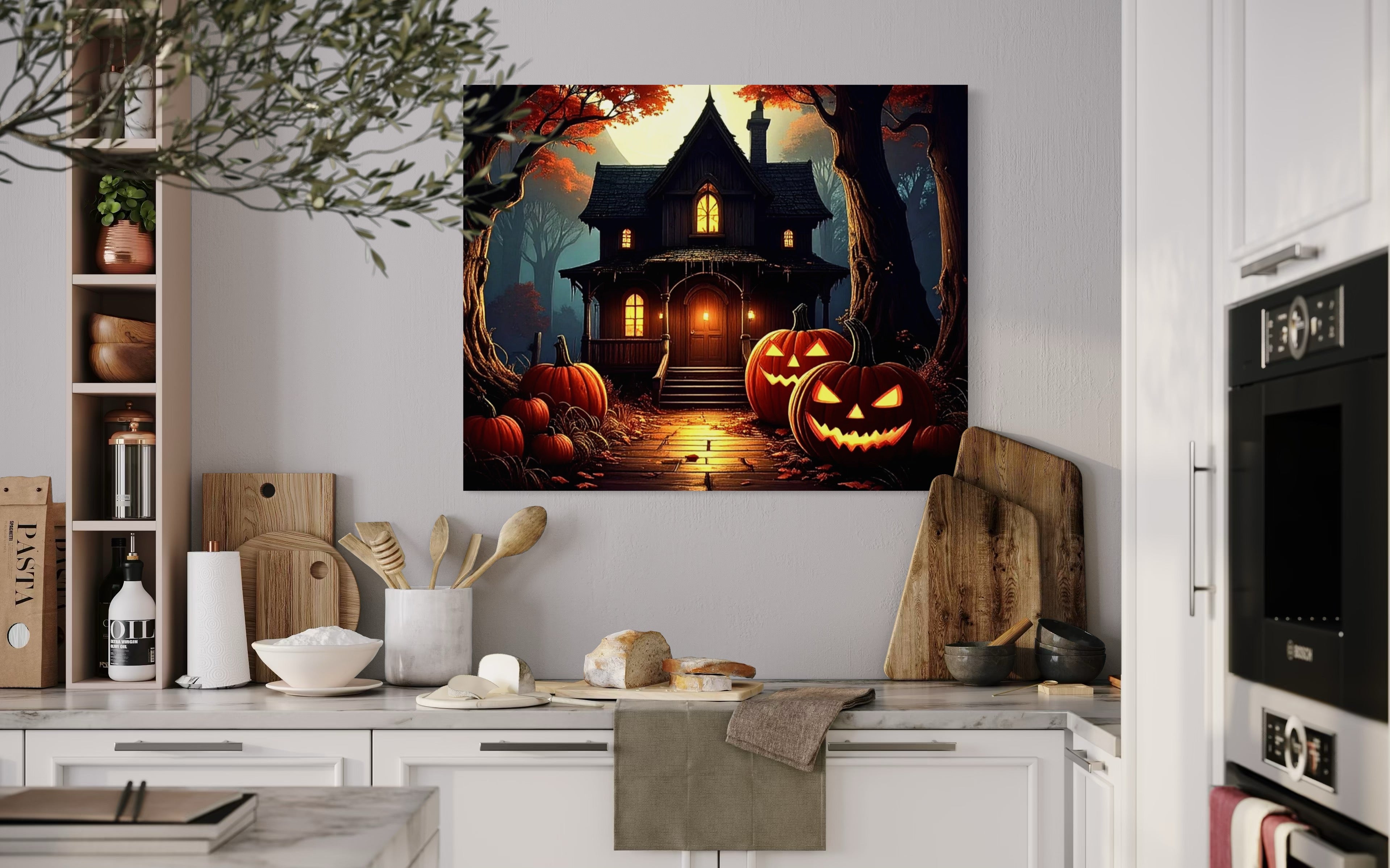 Halloween House Porch