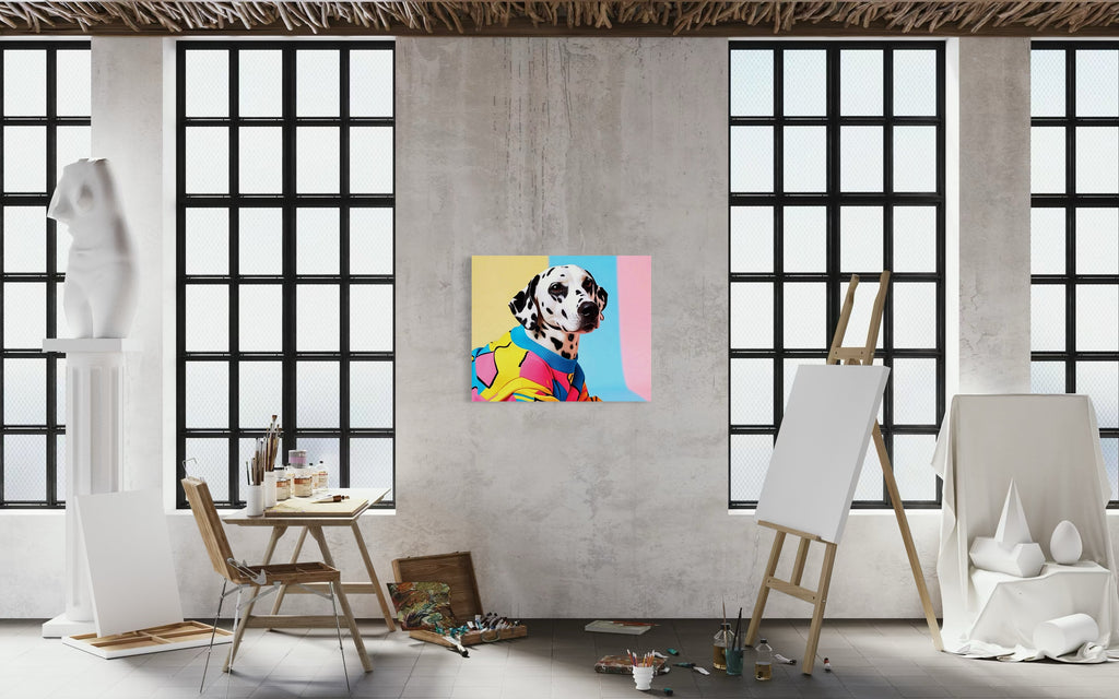 Retro Dalmatian Museum Print