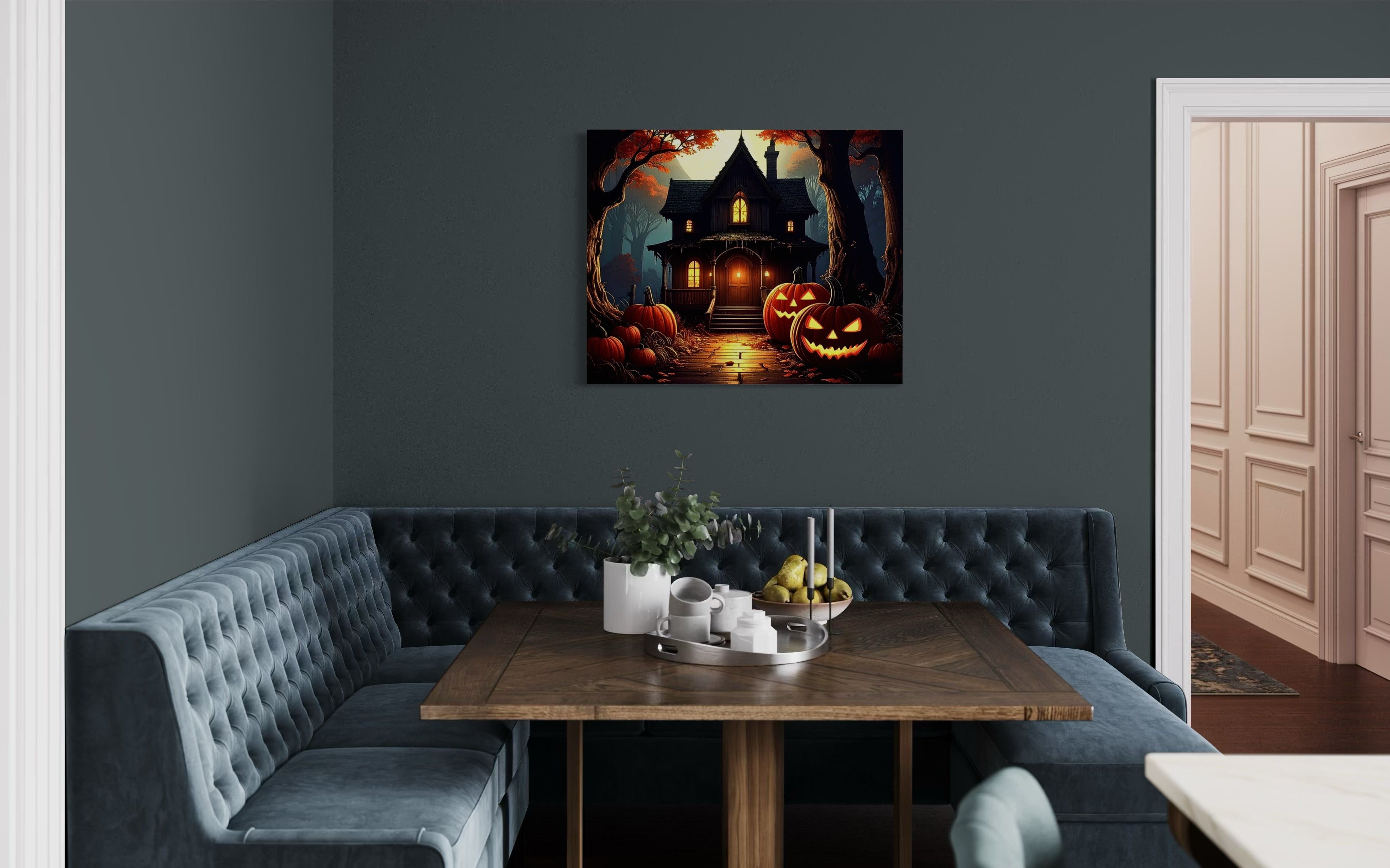 Halloween House Porch