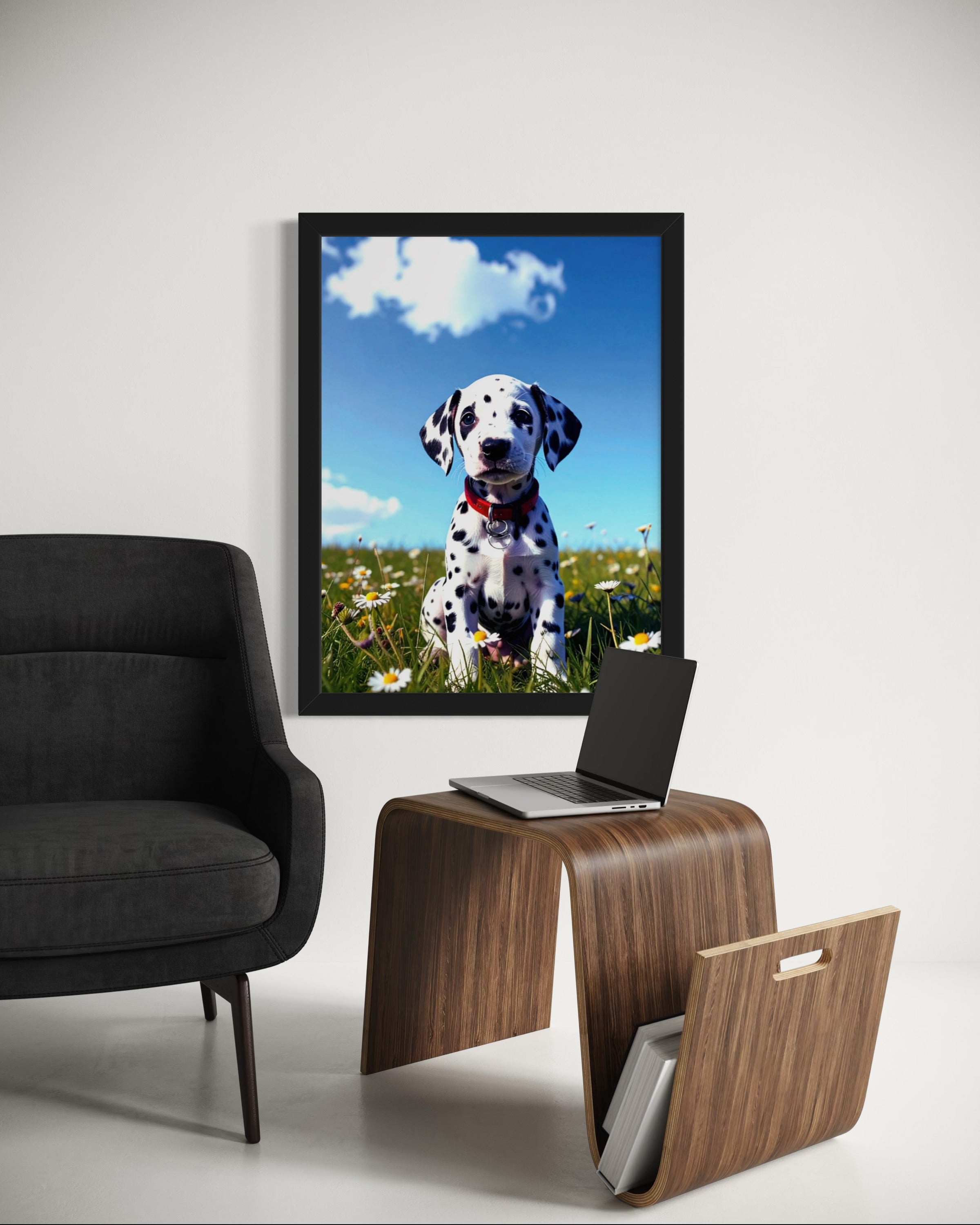 Dalmatian Puppy on a Sunny Day Museum Print