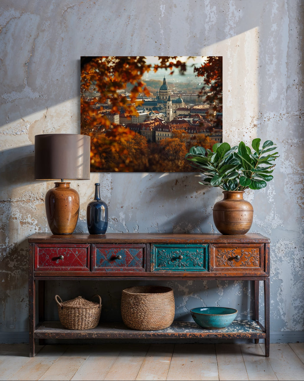 Autumn in Vienna Museum Print