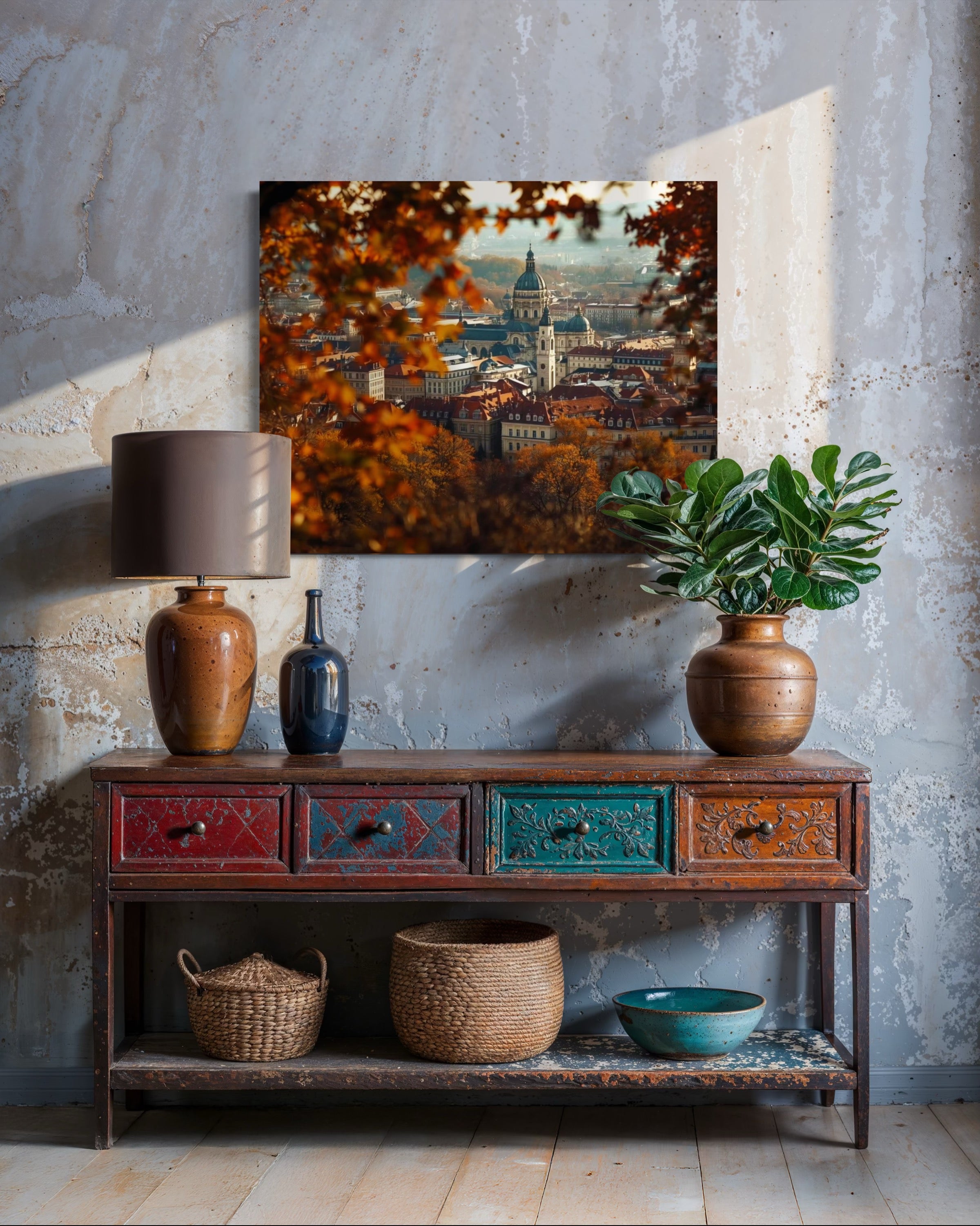 Autumn in Vienna Museum Print